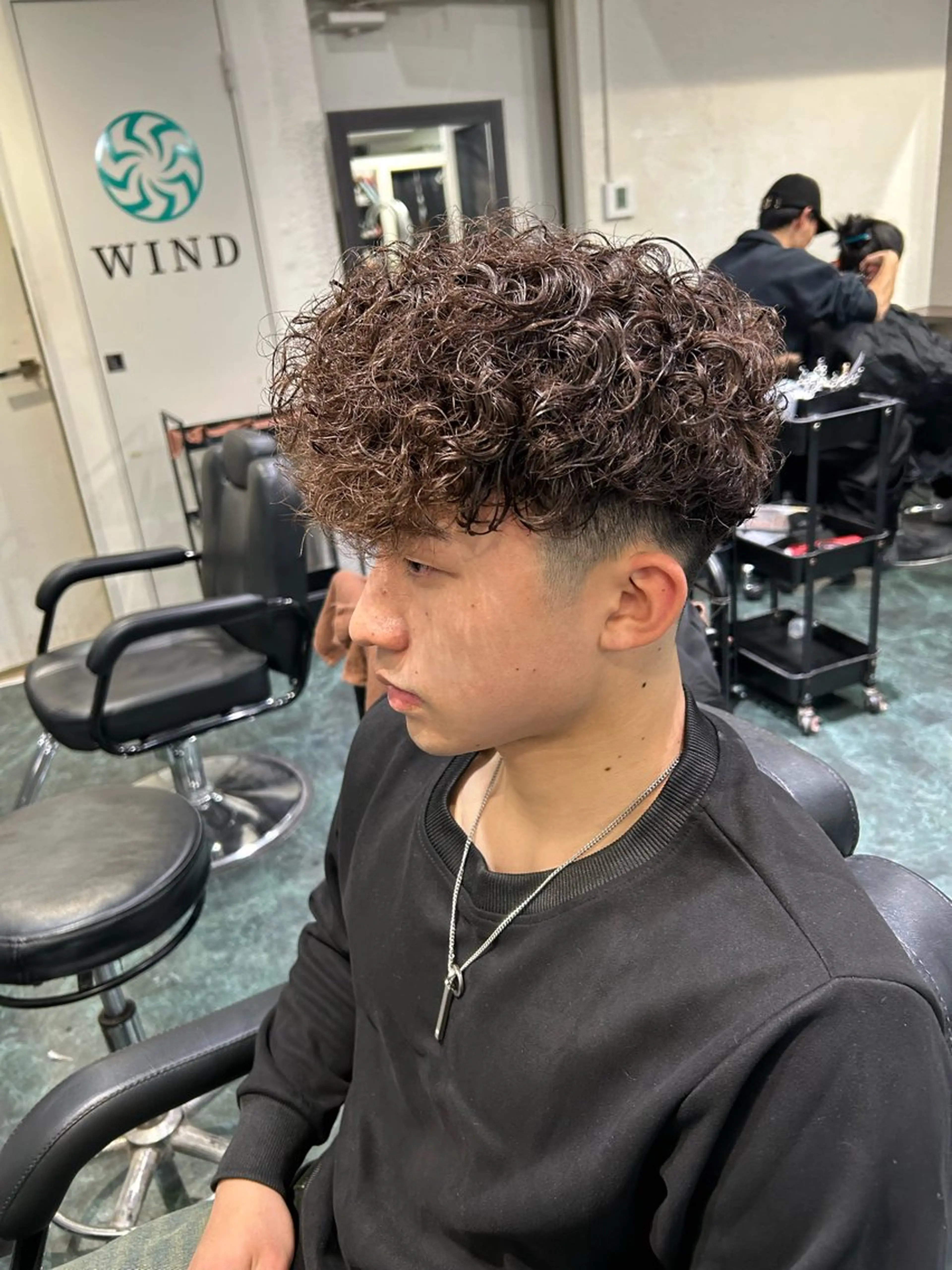 パーマ メンズ メンズ美容室 難波北川司のヘアスタイル