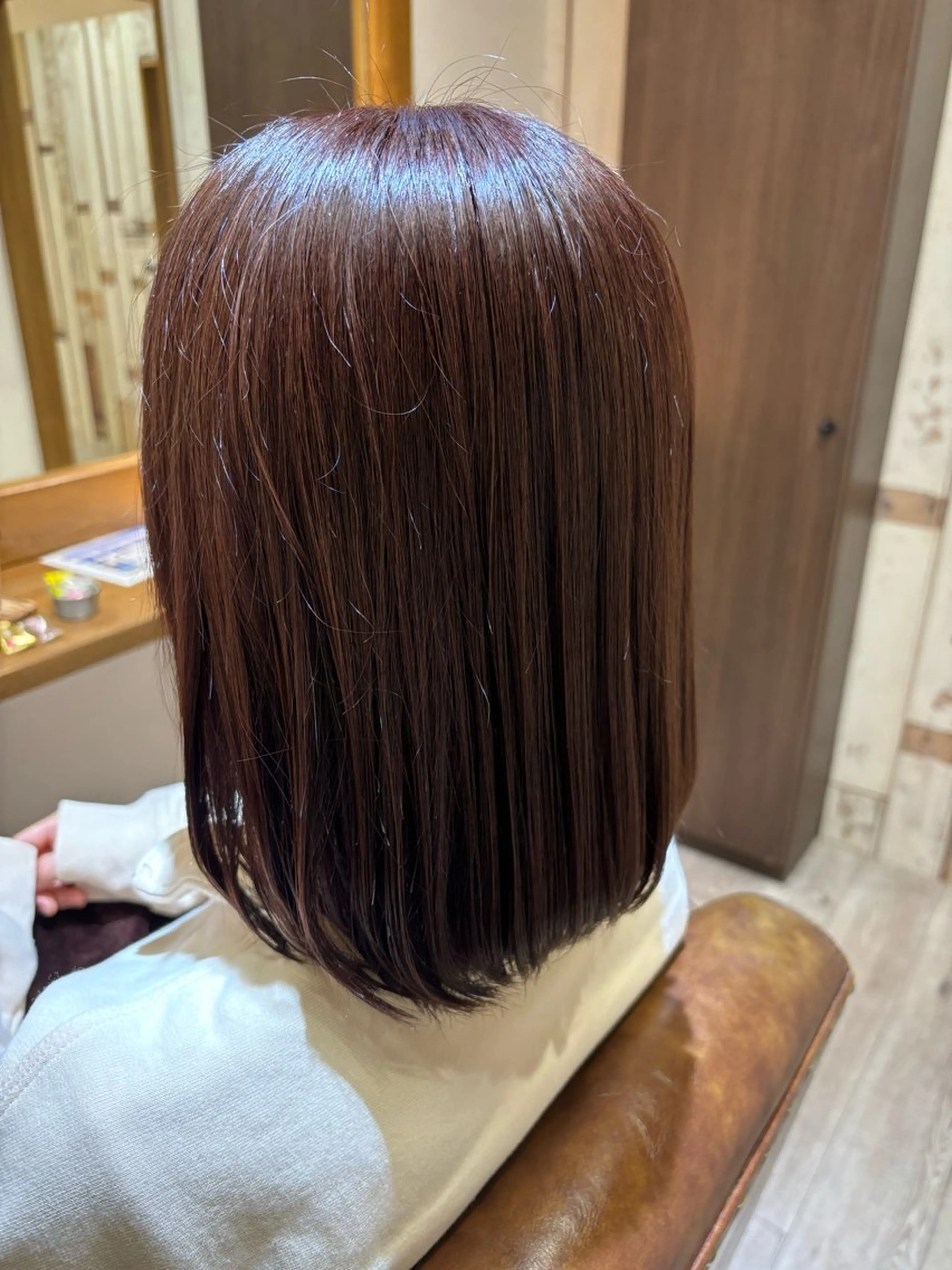 ミディアム カラー 脇坂 歩夢のヘアスタイル