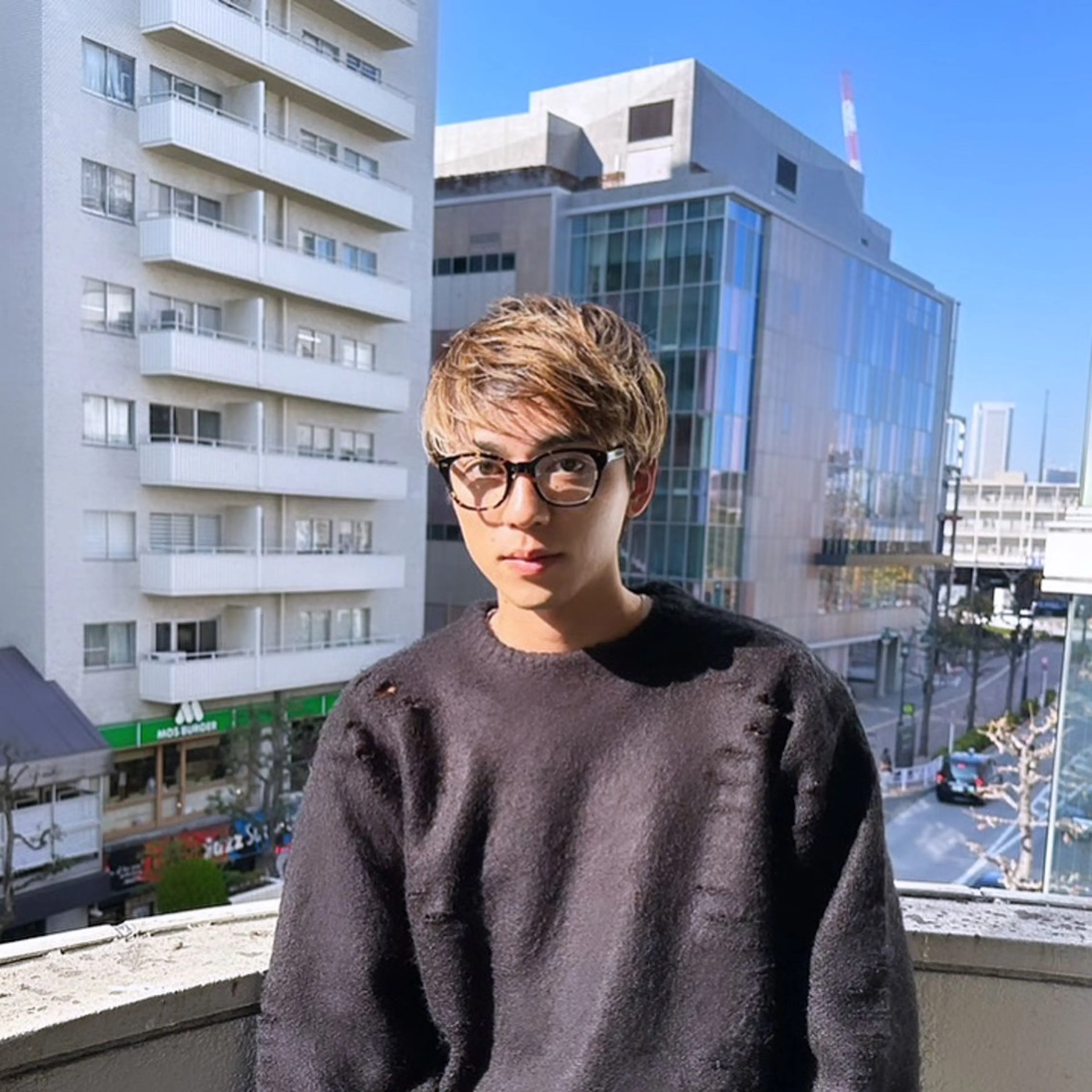 ショート カラー メンズ ヘアカラー トリートメント 💈メンズカット💈 No.1💈坂元のヘアスタイル