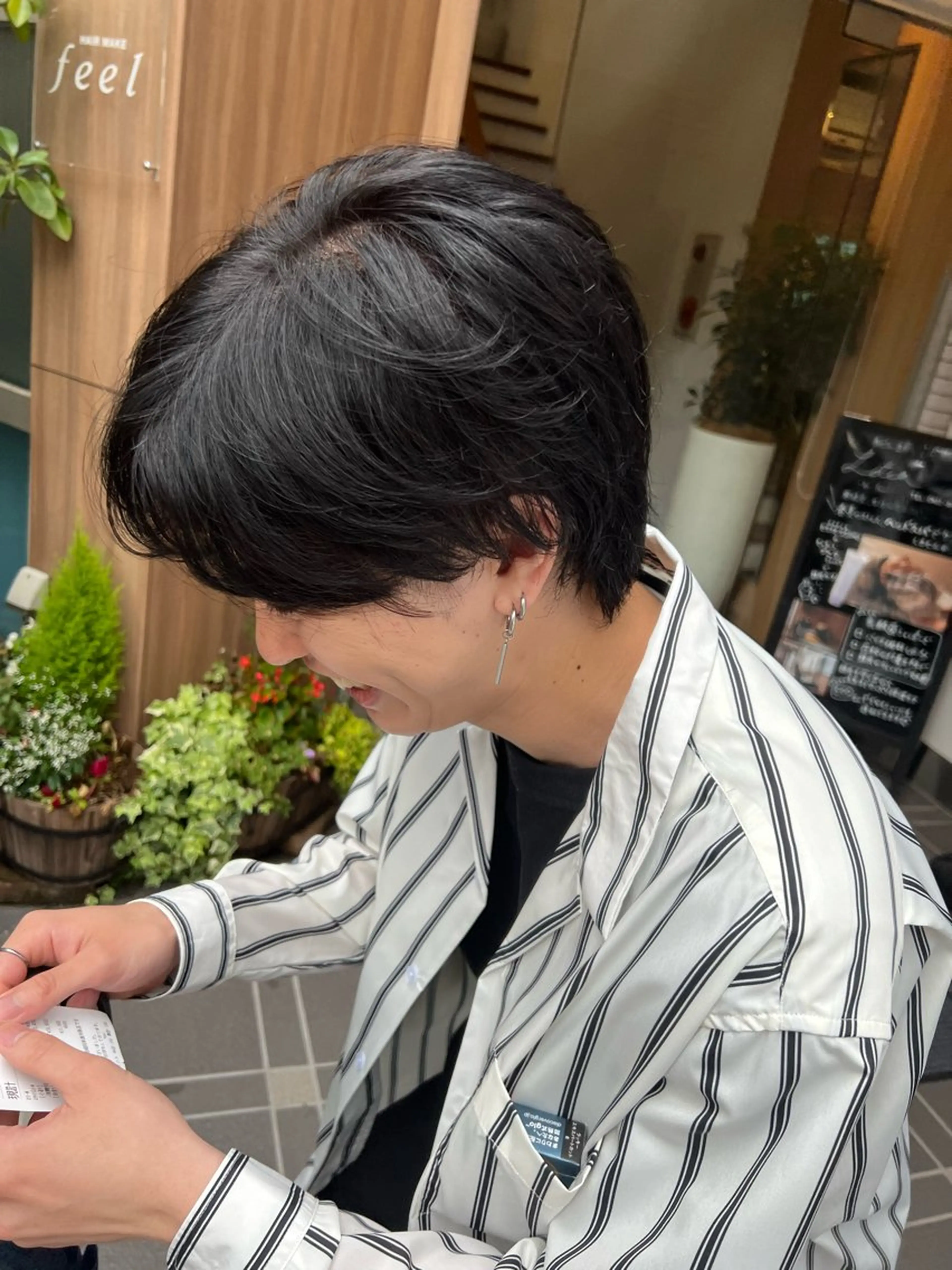 メンズ 池田理紗/メンズ カット/切りっぱなしのヘアスタイル