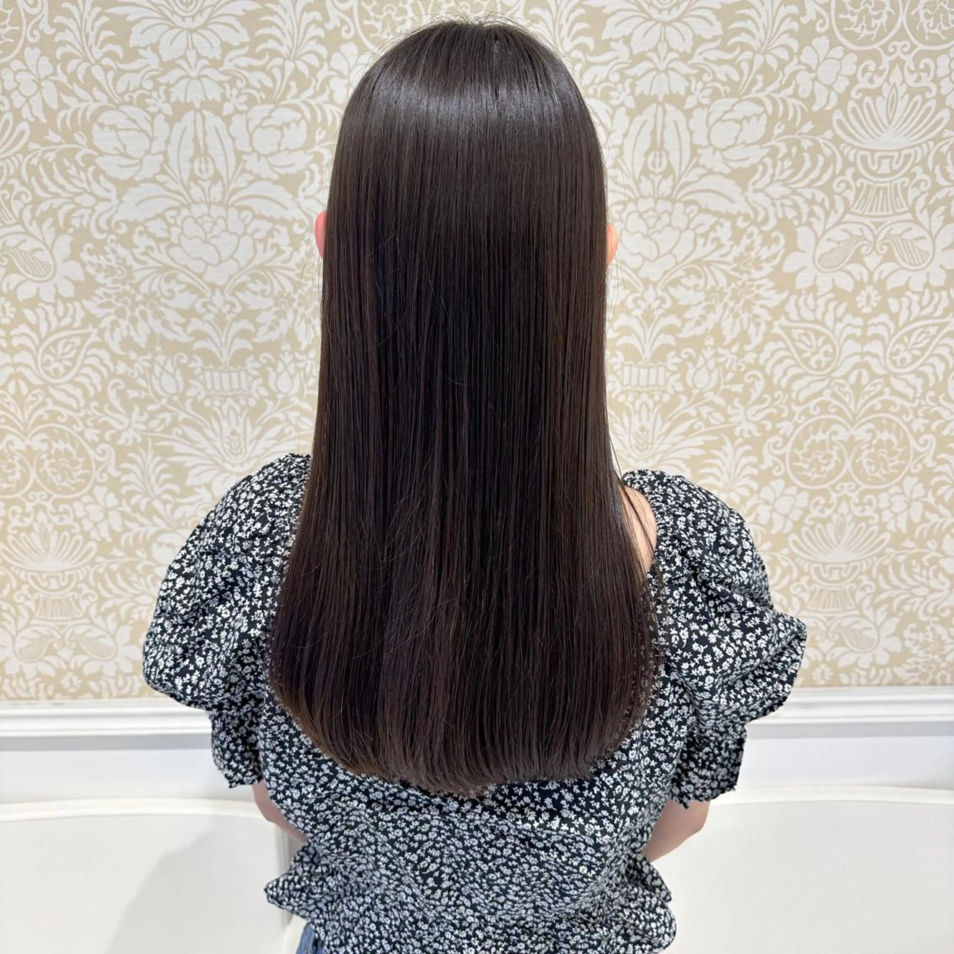 ロング パーマ 暖色系カラー🍊 オオネヨシナリのヘアスタイル