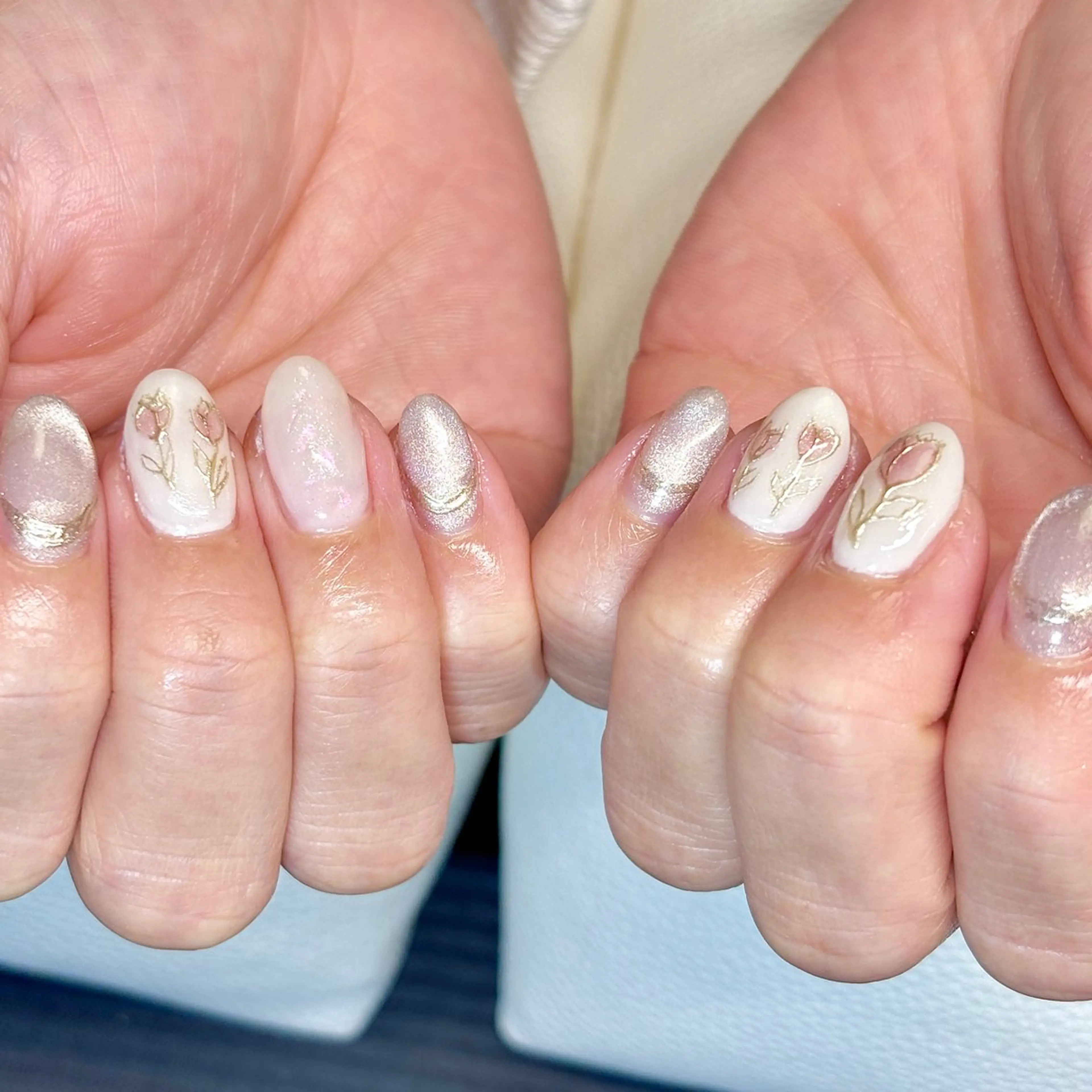 ネイル ニュアンスネイル 春ネイル Millé nail(ミレネイル)所属・Millé nail /MIKUのネイルデザイン