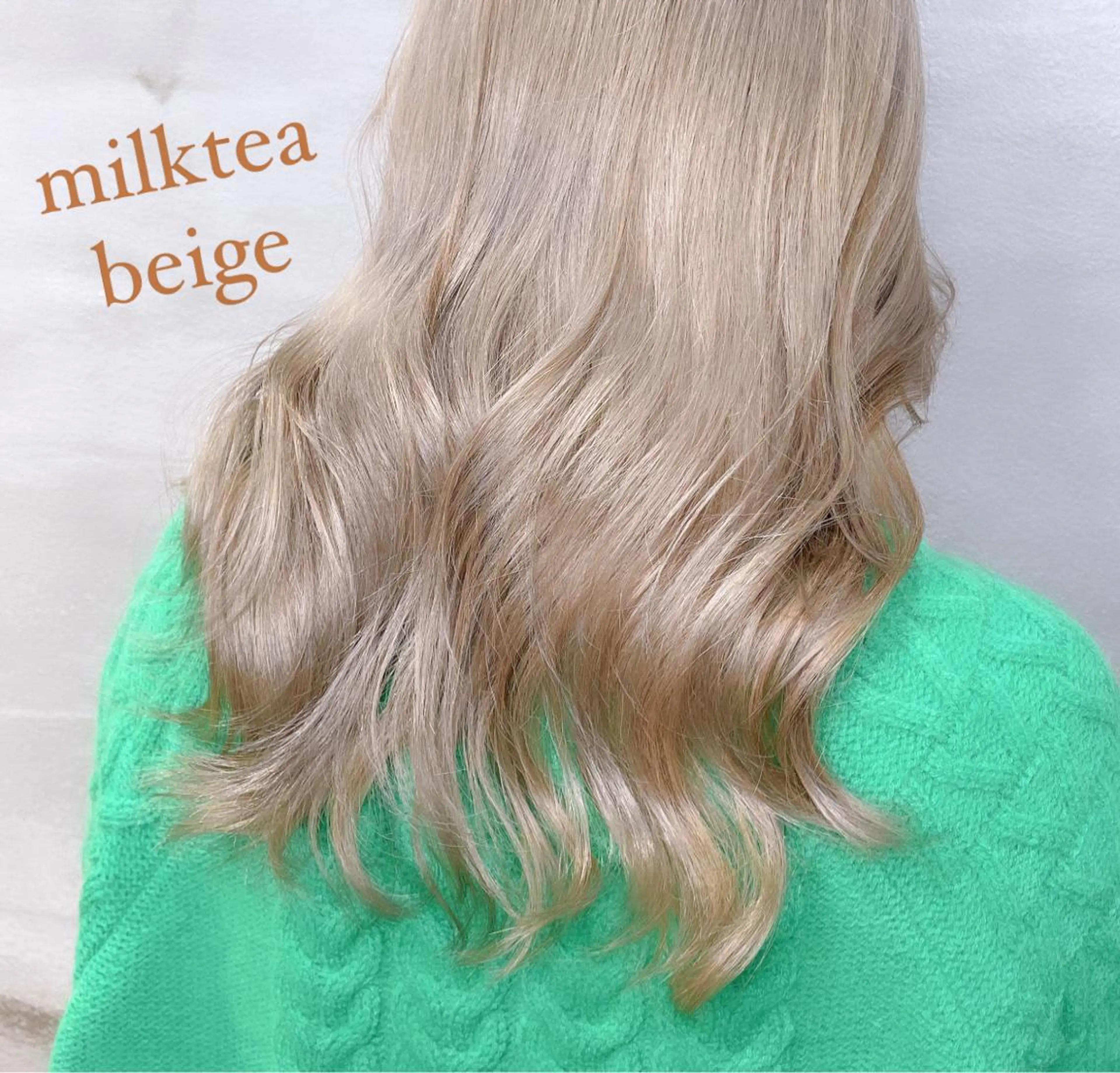 ロング カラー ベージュカラー ブリーチ ブロンド ケアブリーチ ダブルカラー カット ヘアカラー トリートメント 透明感カラー× 小顔カット♡ヒデさんのヘアスタイル