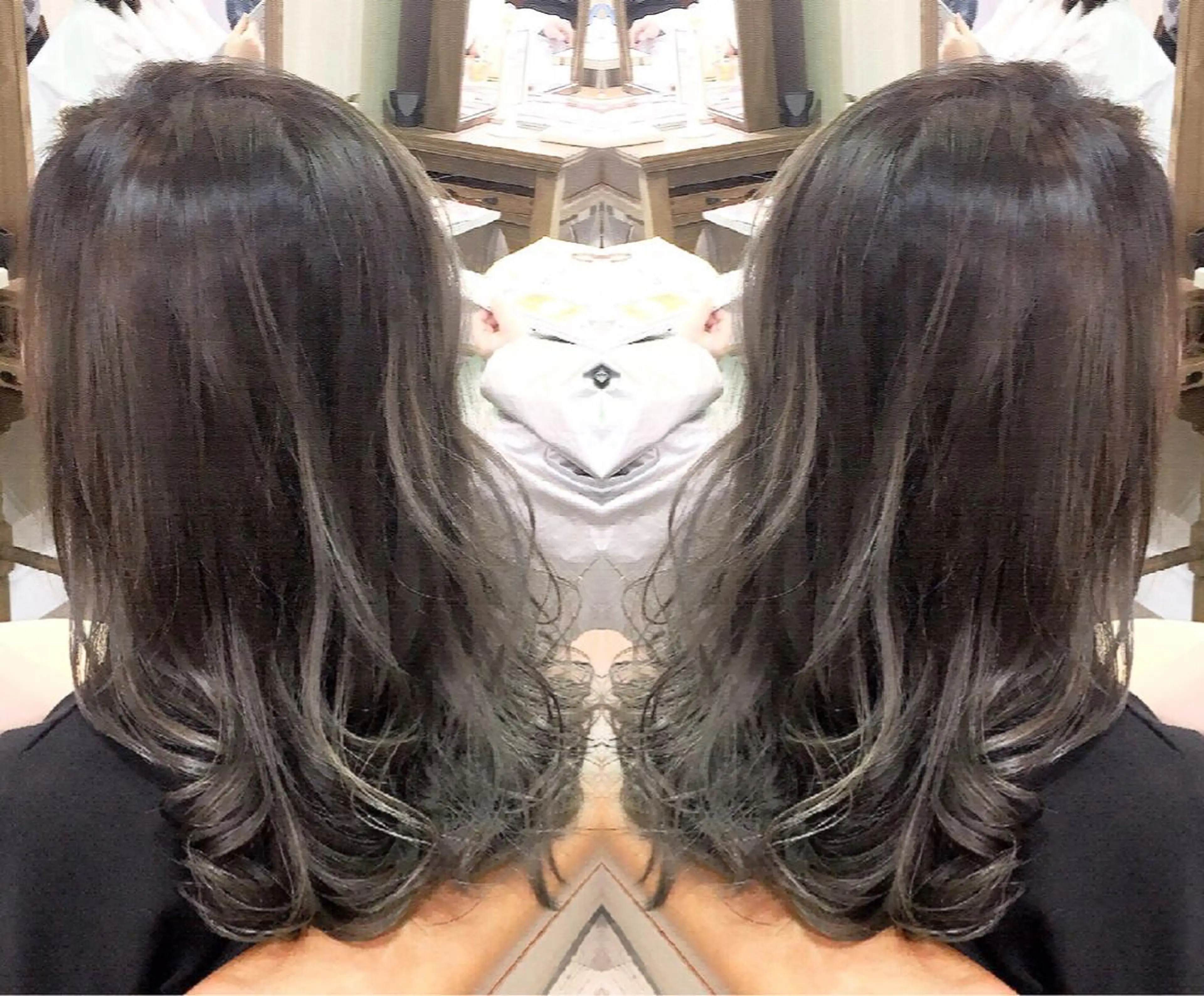 セミロング 外国人風カラー レイヤーカット ヘアカラー トリートメント ヘアセット ❤️千葉県代表❤️ 店長❤️柿本翔一朗のヘアスタイル