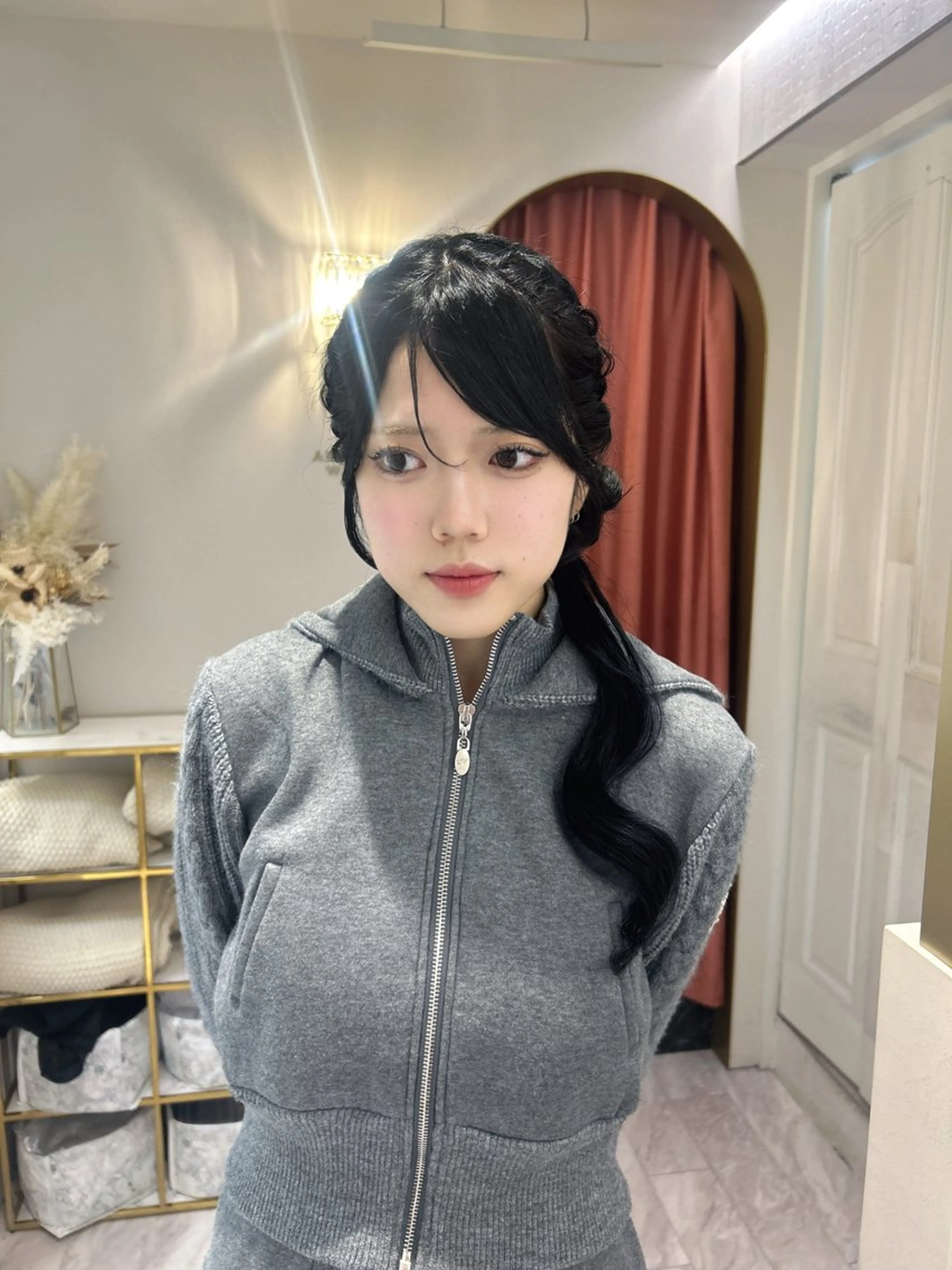 ロング ヘアセット 桃瀬 綾音 カラー/縮毛募集中♡のヘアスタイル