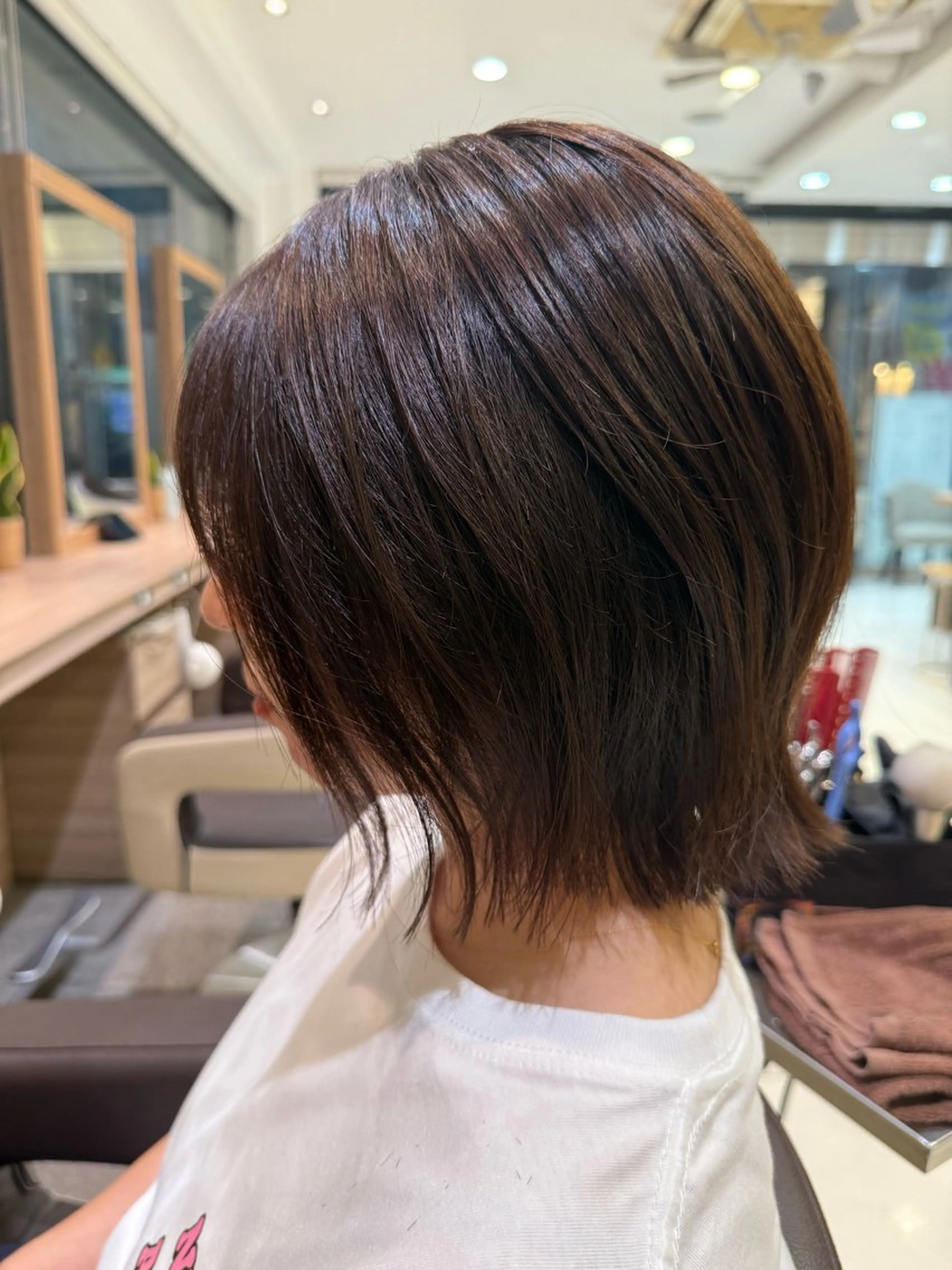 ショート 外ハネヘア 髪質改善・縮毛矯正 Taijuのヘアスタイル