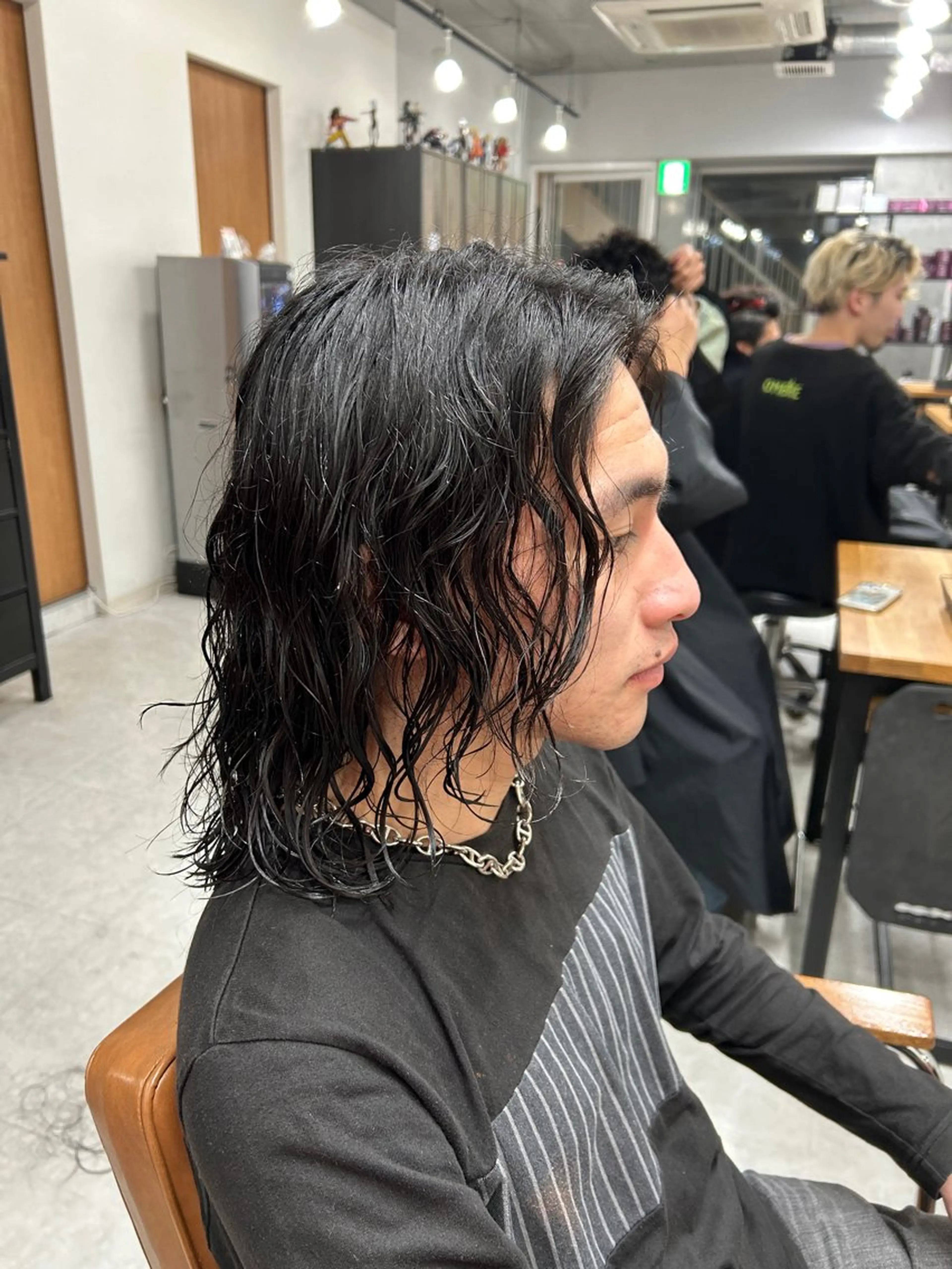 パーマ メンズ カット パーマ トリートメント ヘッドスパ ヘアセット カズキ🌼曲がる縮毛 ／くせ毛パーマのヘアスタイル