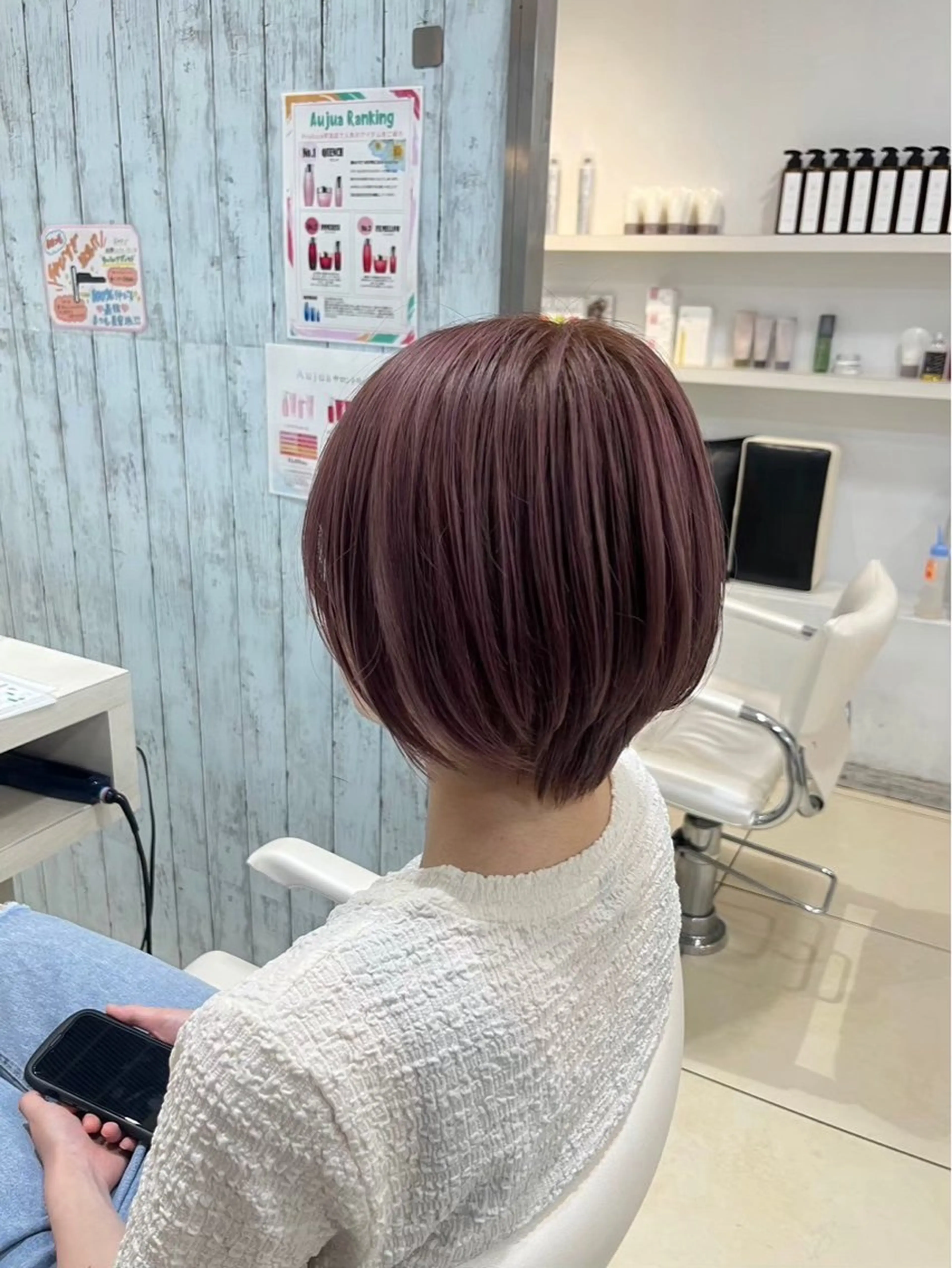 ショート [髪質改善カラー] 佐藤唯花🦋のヘアスタイル