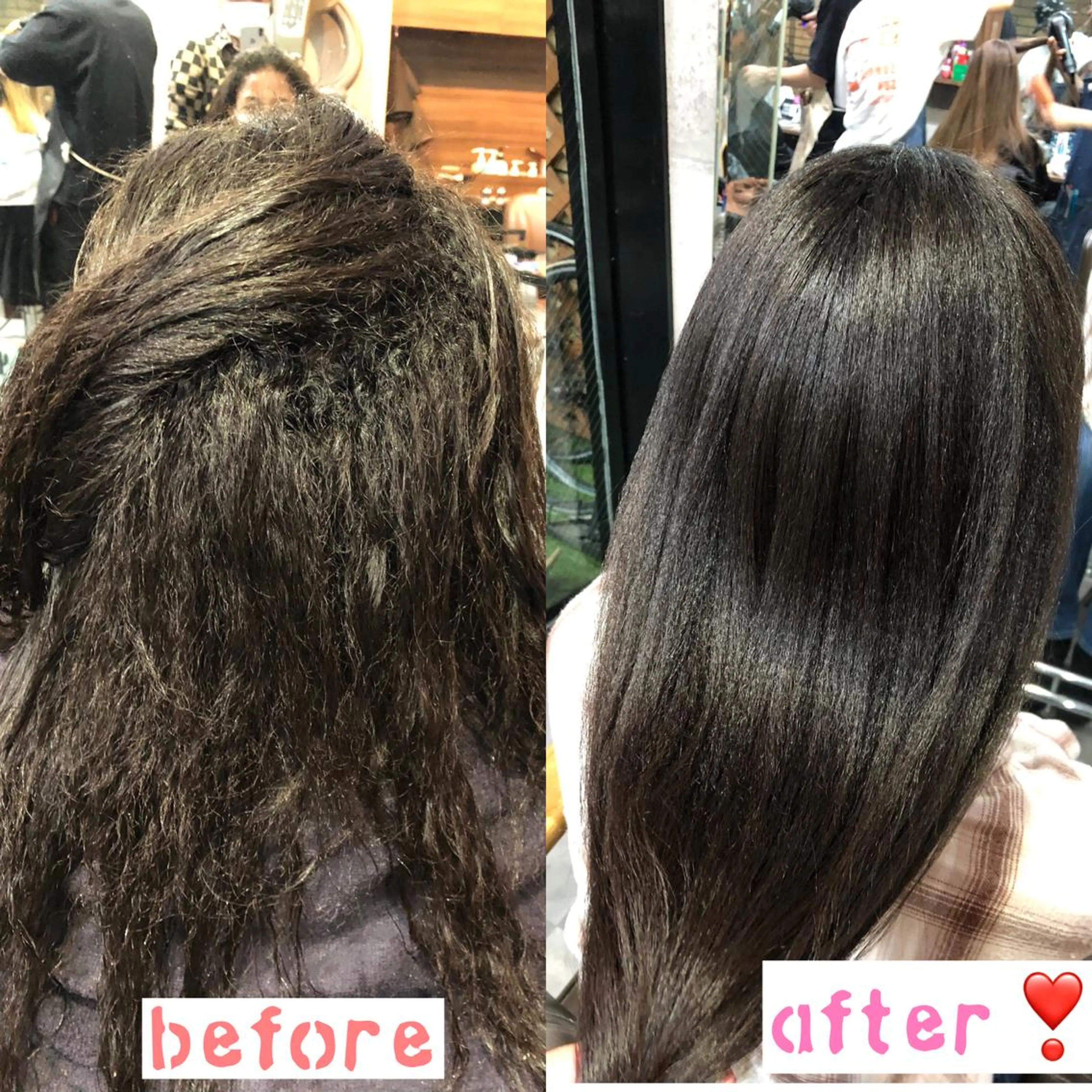 セミロング パーマ ヘアアレンジ 縮毛矯正 alpha. カラーエクステ下妻のヘアスタイル