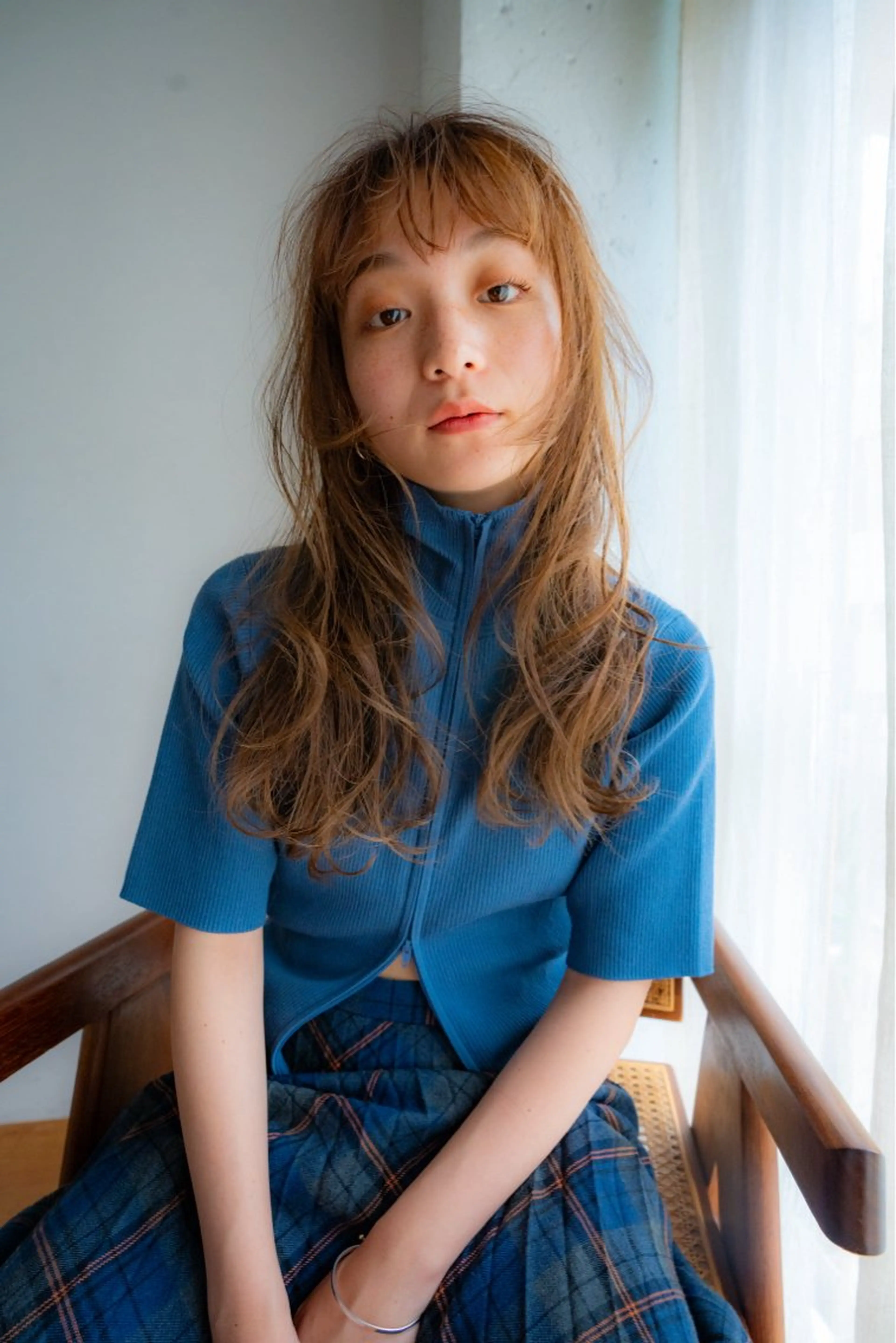 ロング カラー パーマ 赤み除去特化⭐️ Kosukeのヘアスタイル