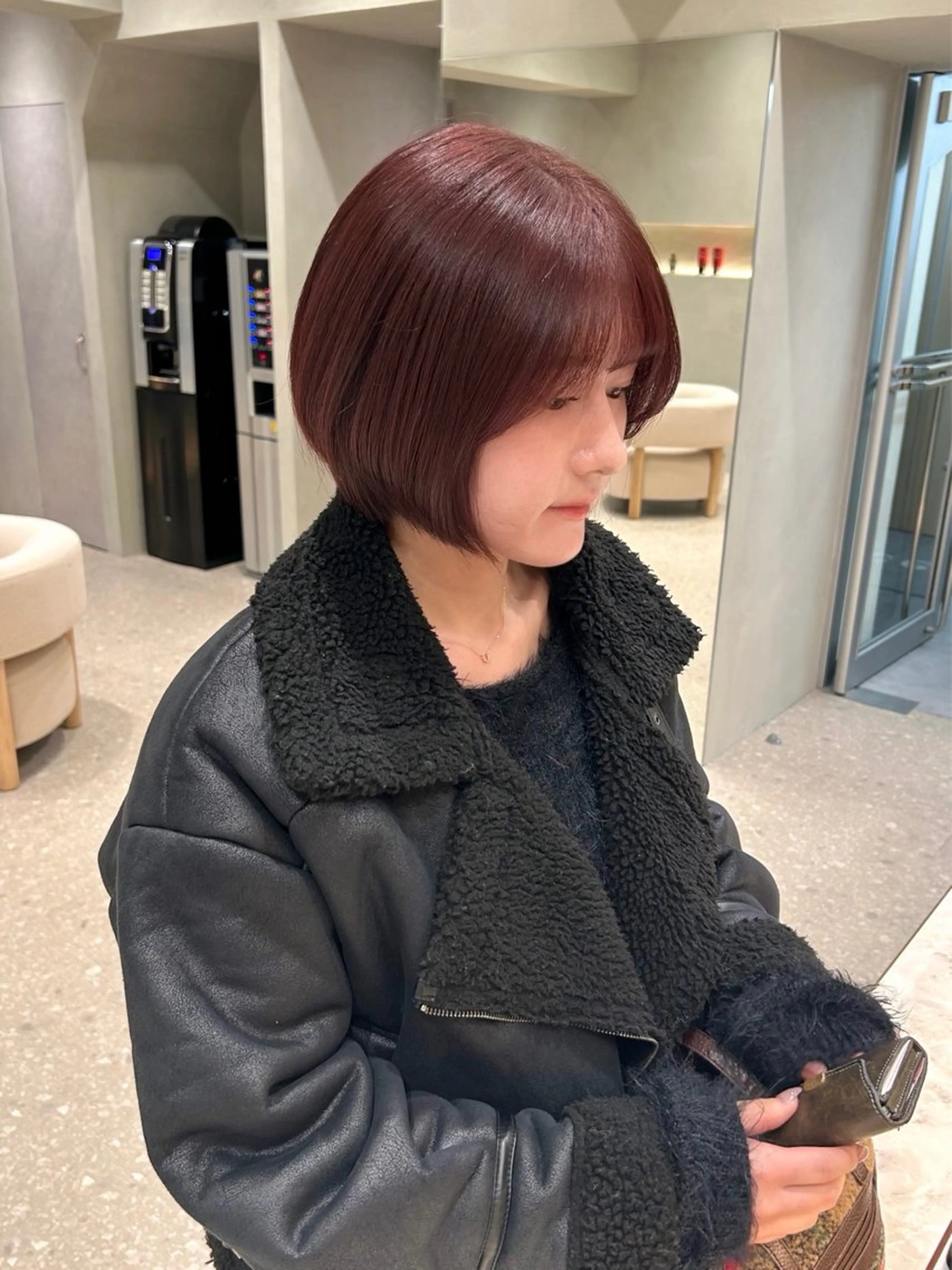 ショート カラー Luce横浜店所属・yuu 🪴 透明感 カラー/メンズパーマのヘアスタイル