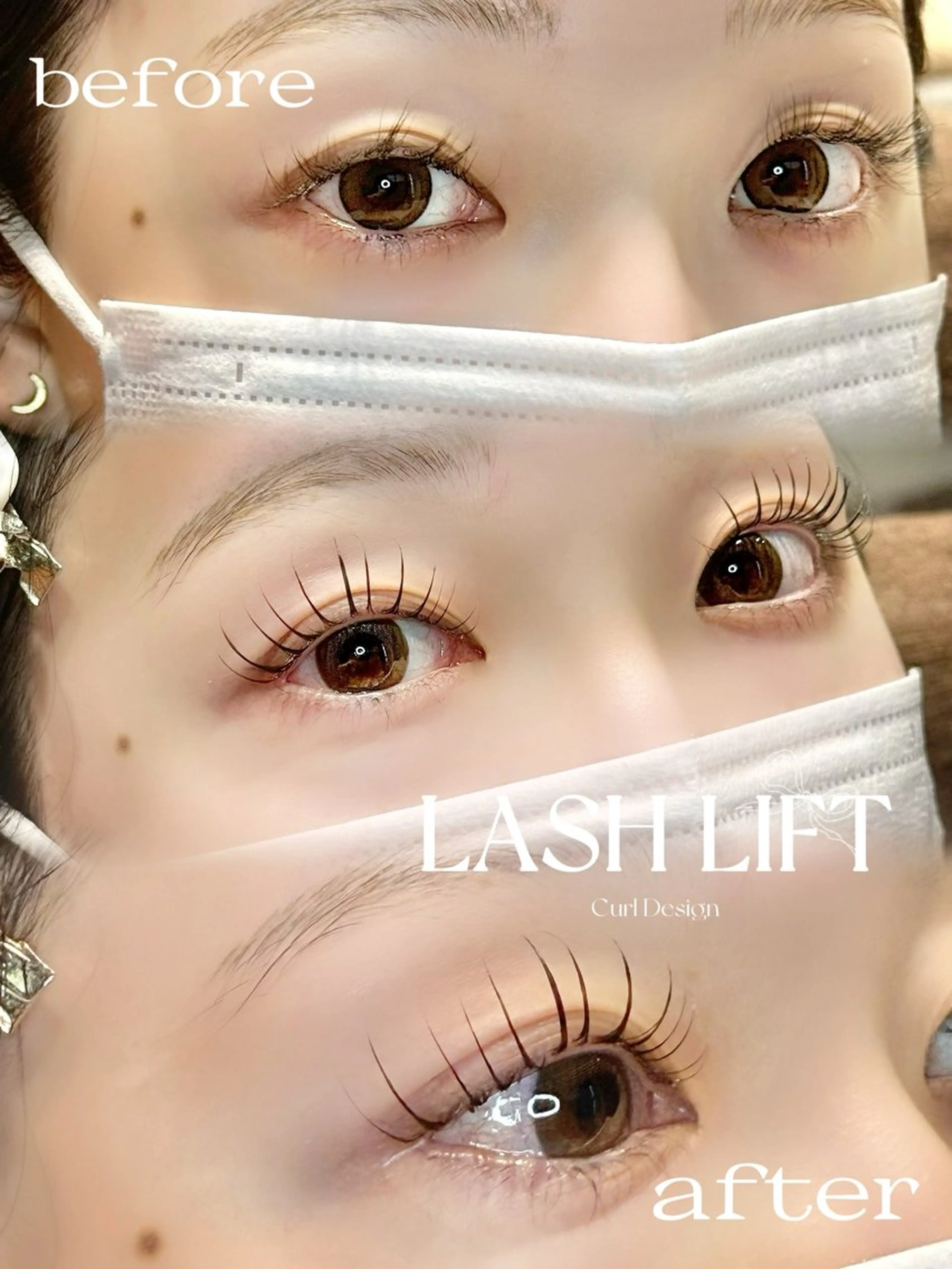 🍇《12月限定🎄ご新規様》まつ毛パーマ(上)+アイシャンプーの写真