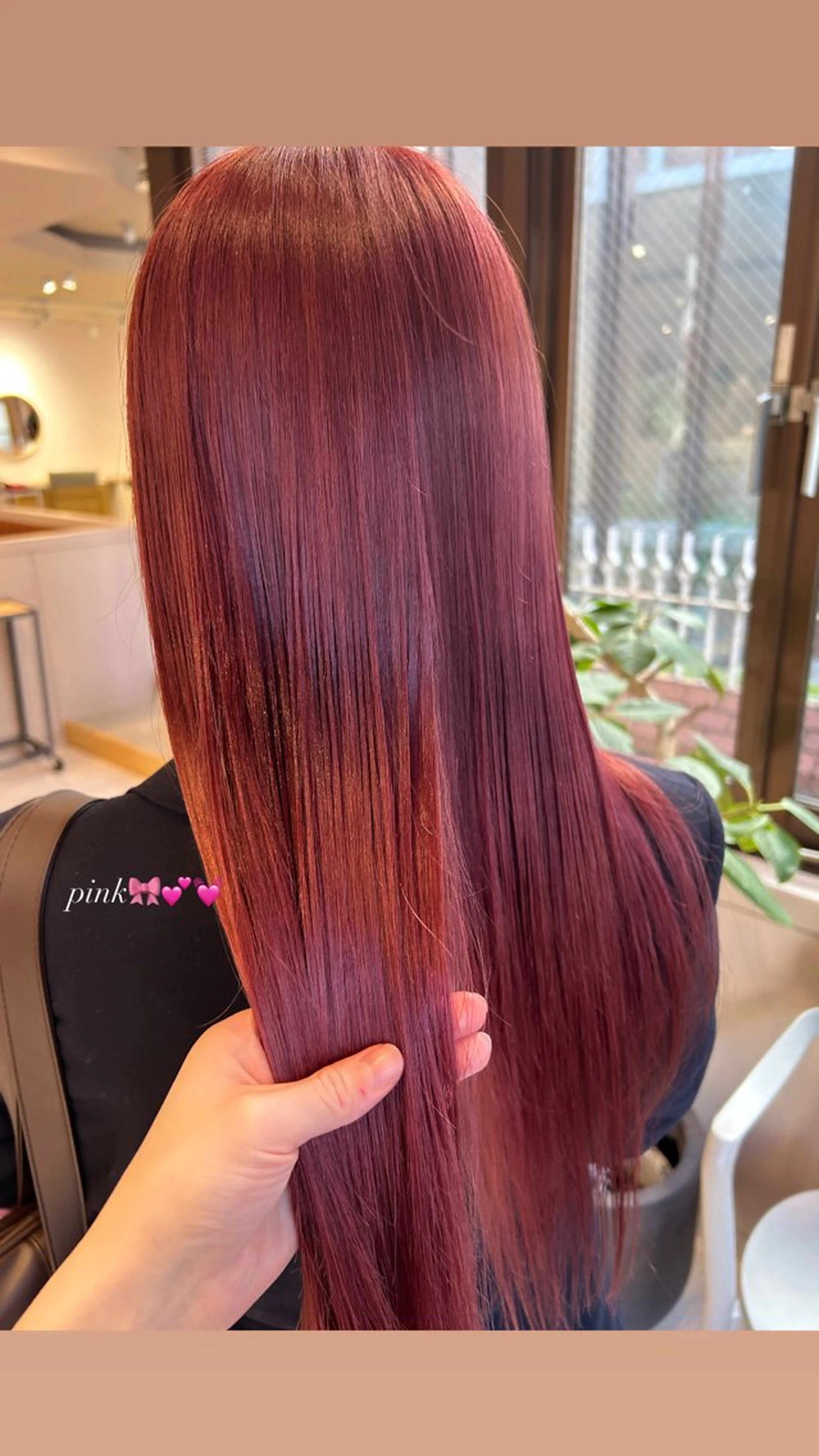 【🍒オススメ🍒】カット+ダブルカラー+8stepトリートメント【髪質改善トリートメント】✨️✨️の写真