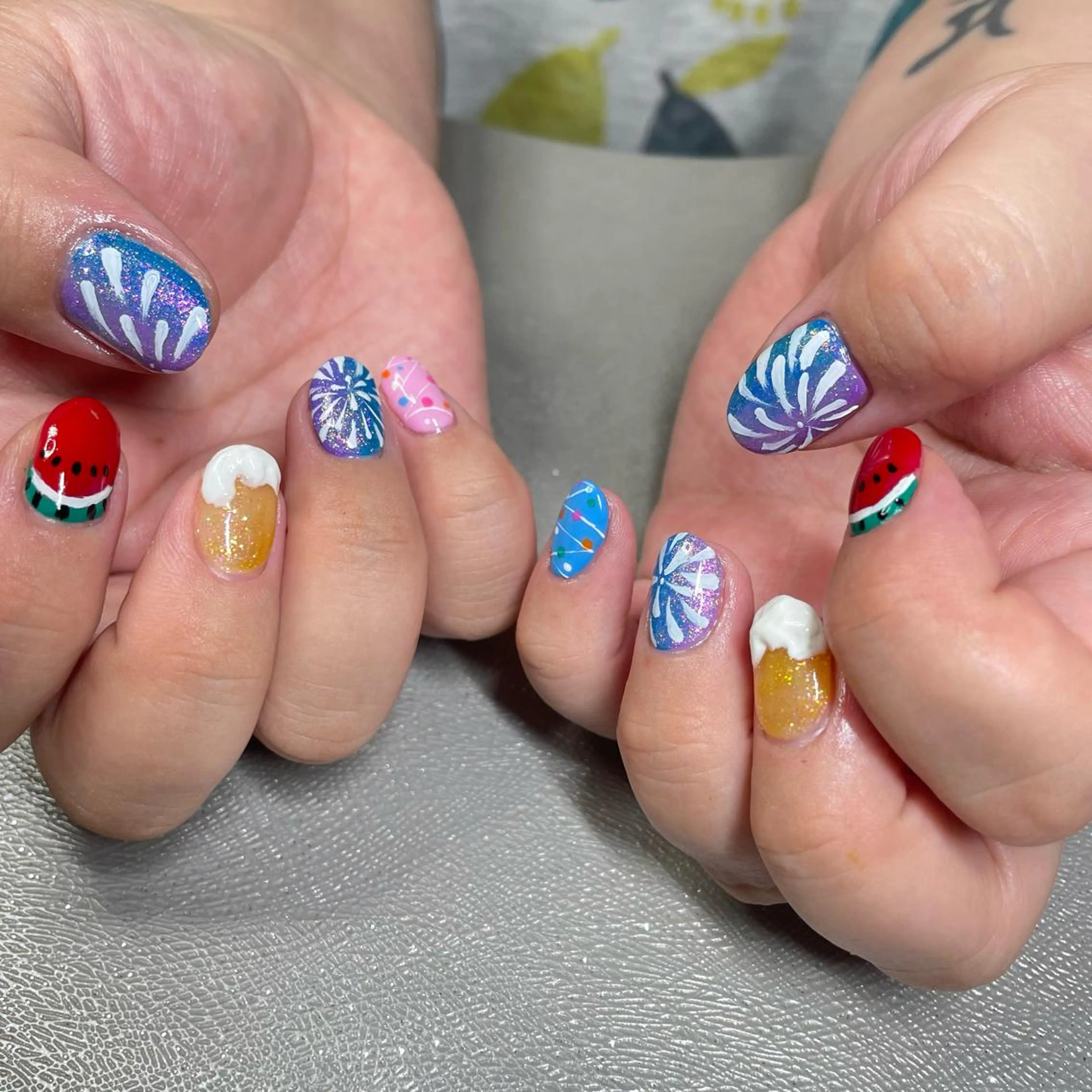 ネイル ハンドネイル うにゃねいる🌷 Mayaのネイルデザイン