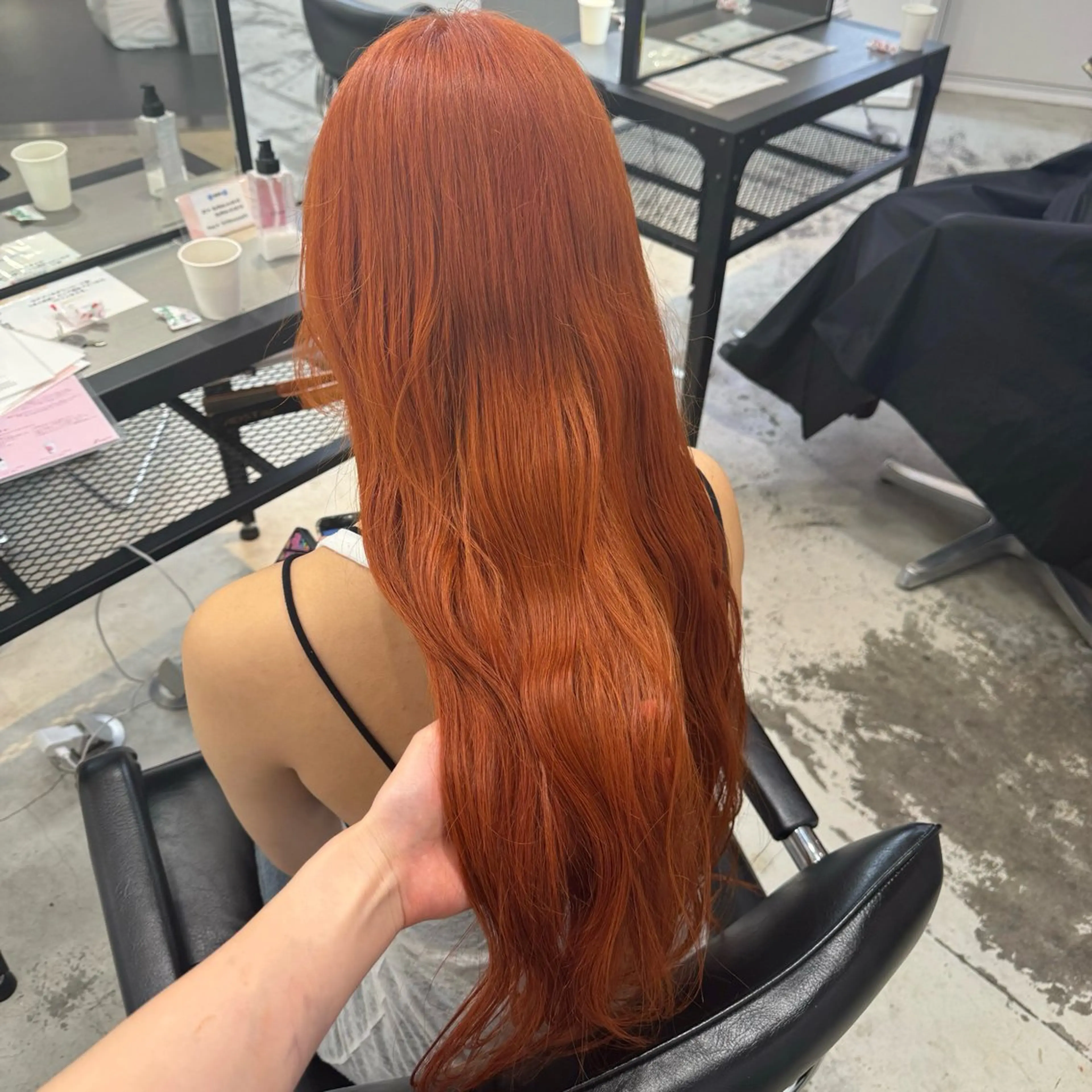 🩷暖色限定🧡ブリーチ➕カラー➕トリートメント 《暖色》の写真