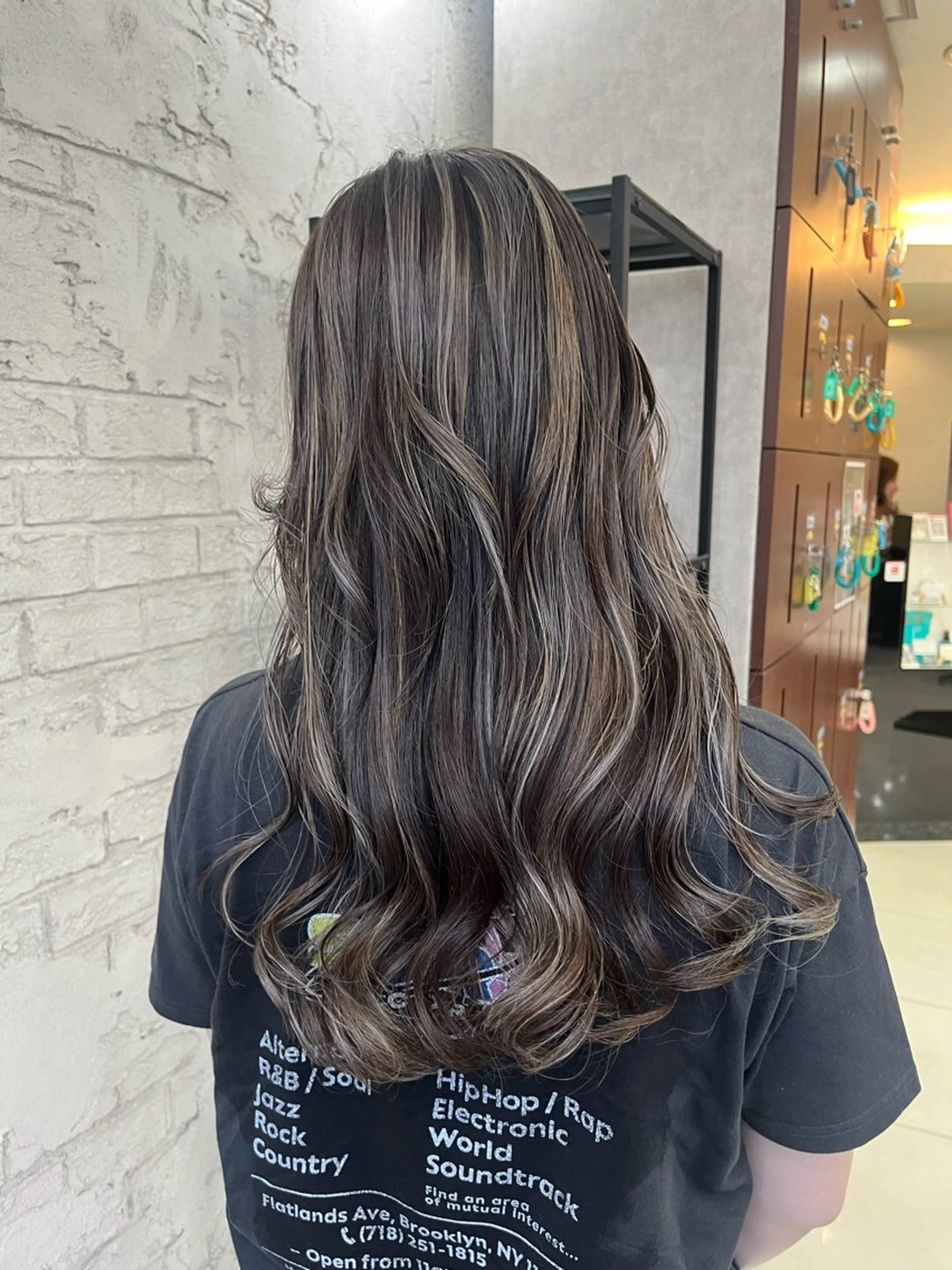 ロング カラー ハイライトカラー ハイライト ハイライトカラー＆ ダブルカラー　田口のヘアスタイル