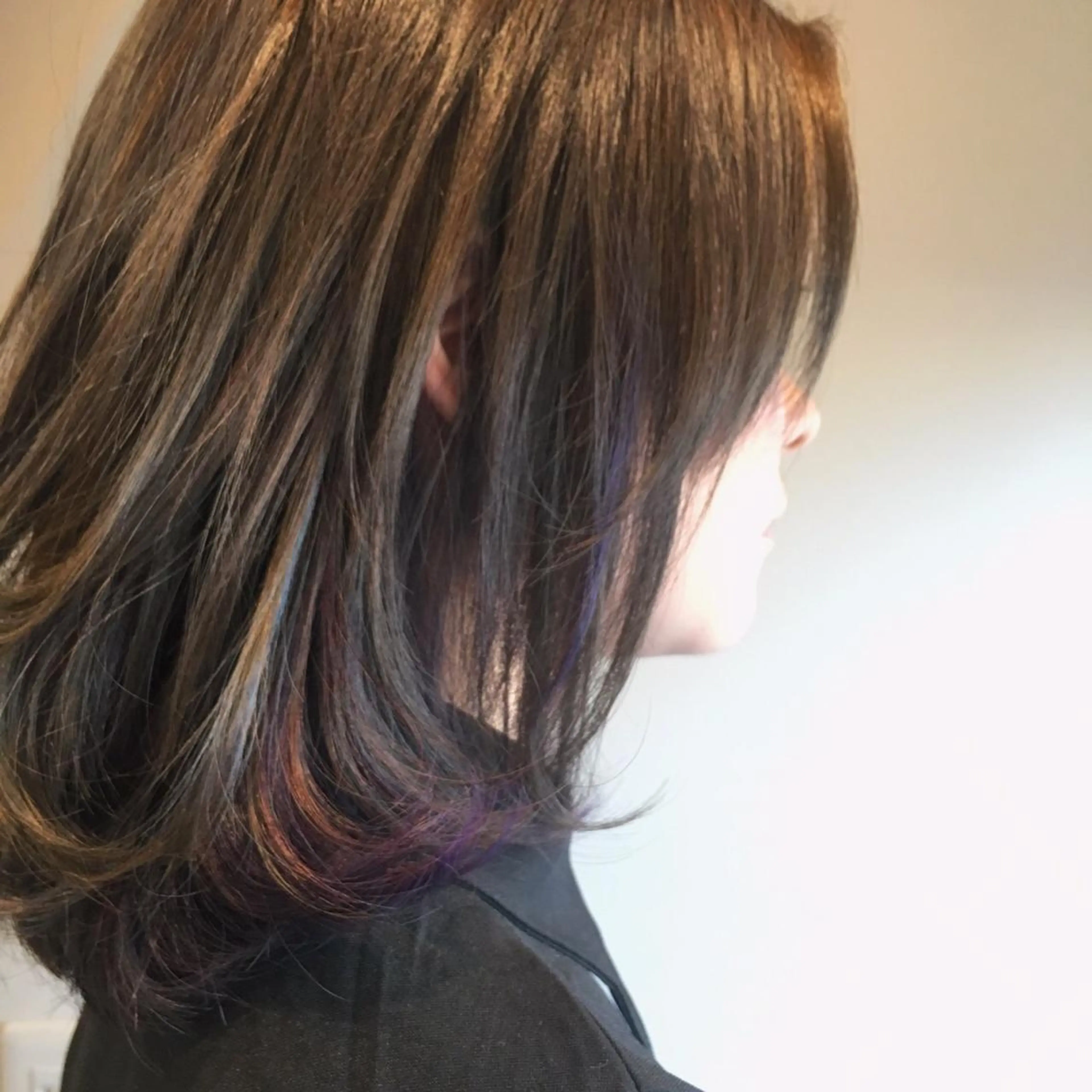 セミロング カラー 💘透明感カラー💘 沖本 将宏のヘアスタイル