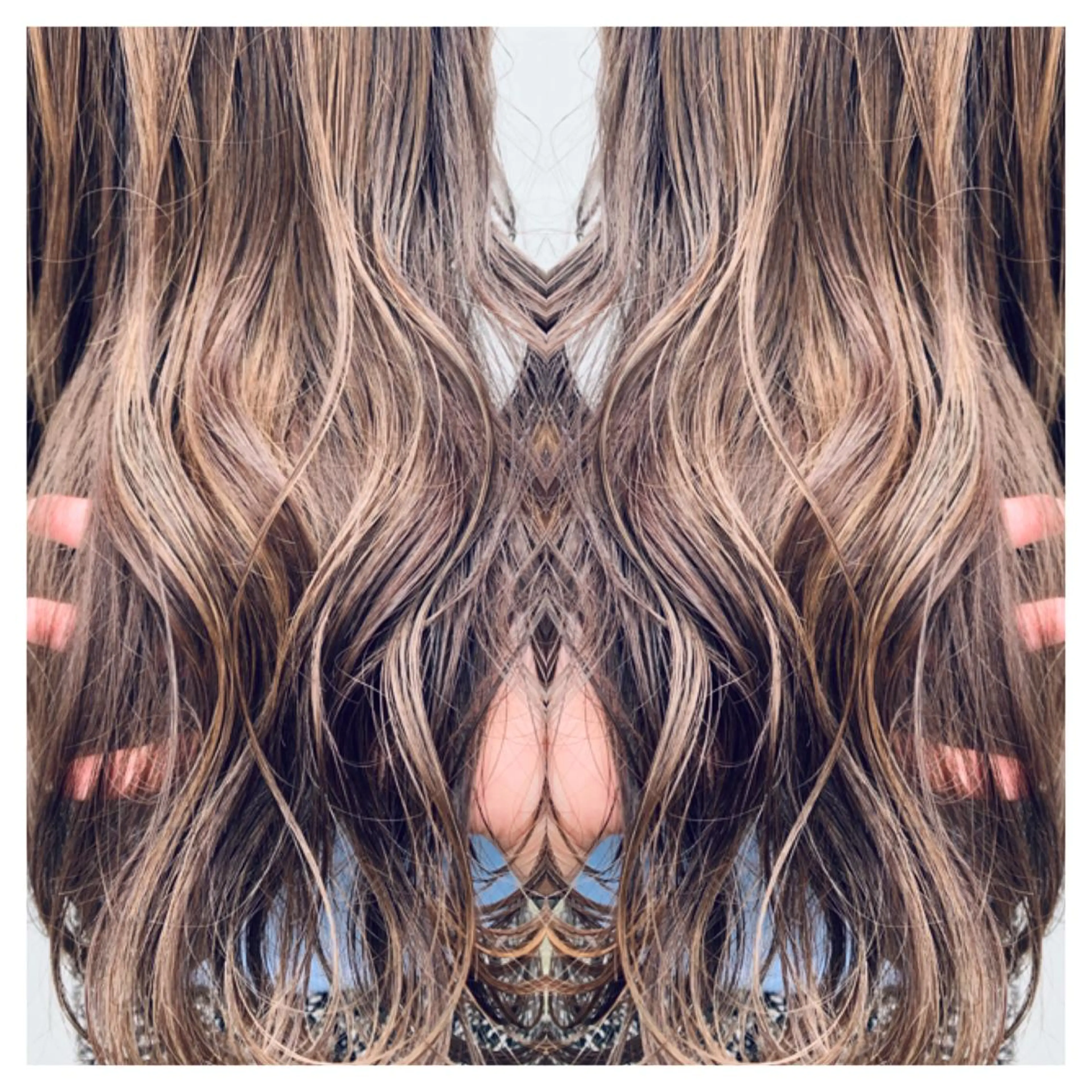 ロング パーマ ヘアカラー トリートメント 村山 茉衣のヘアスタイル