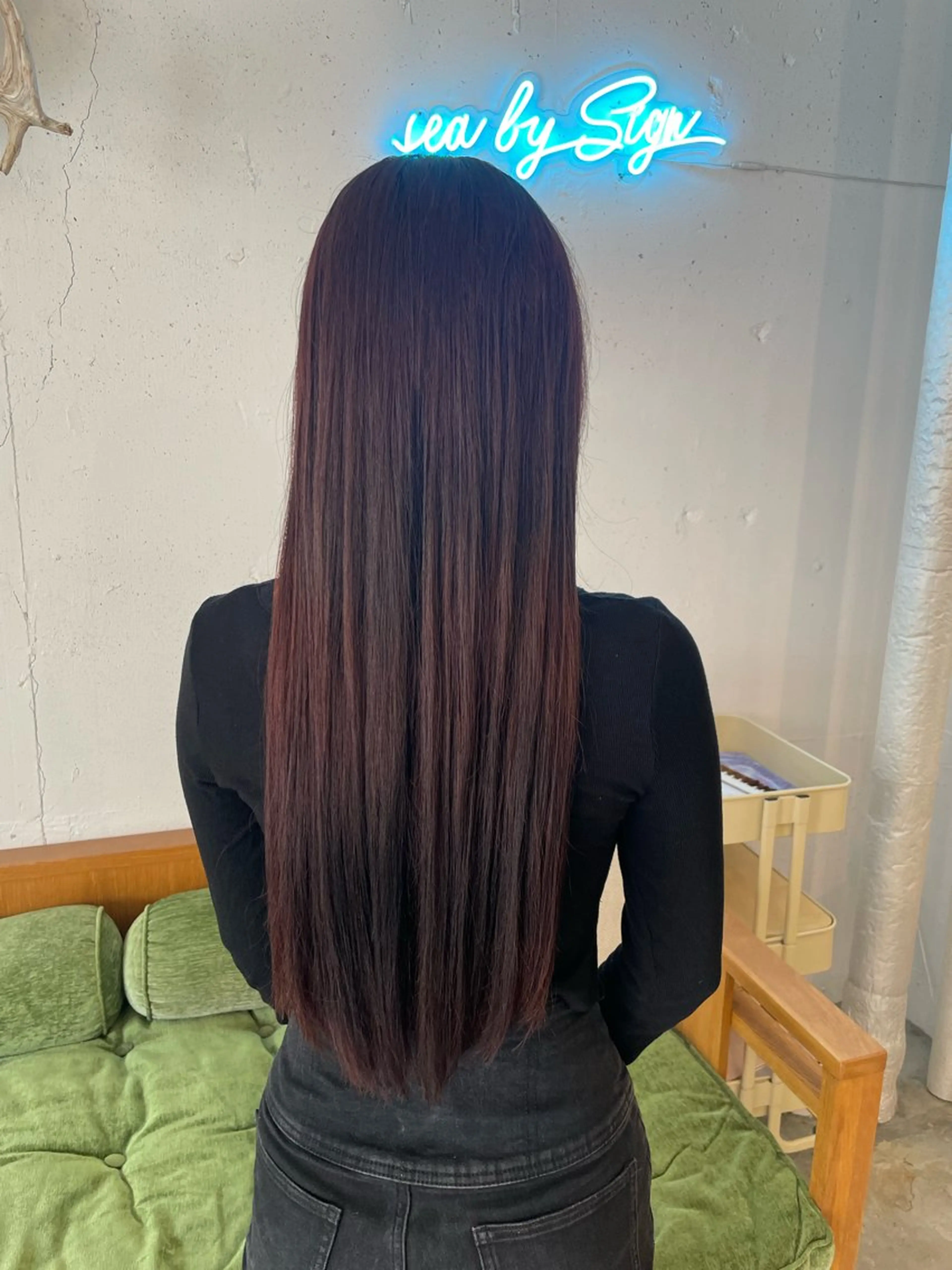 カラー 廣元 早紀のヘアスタイル