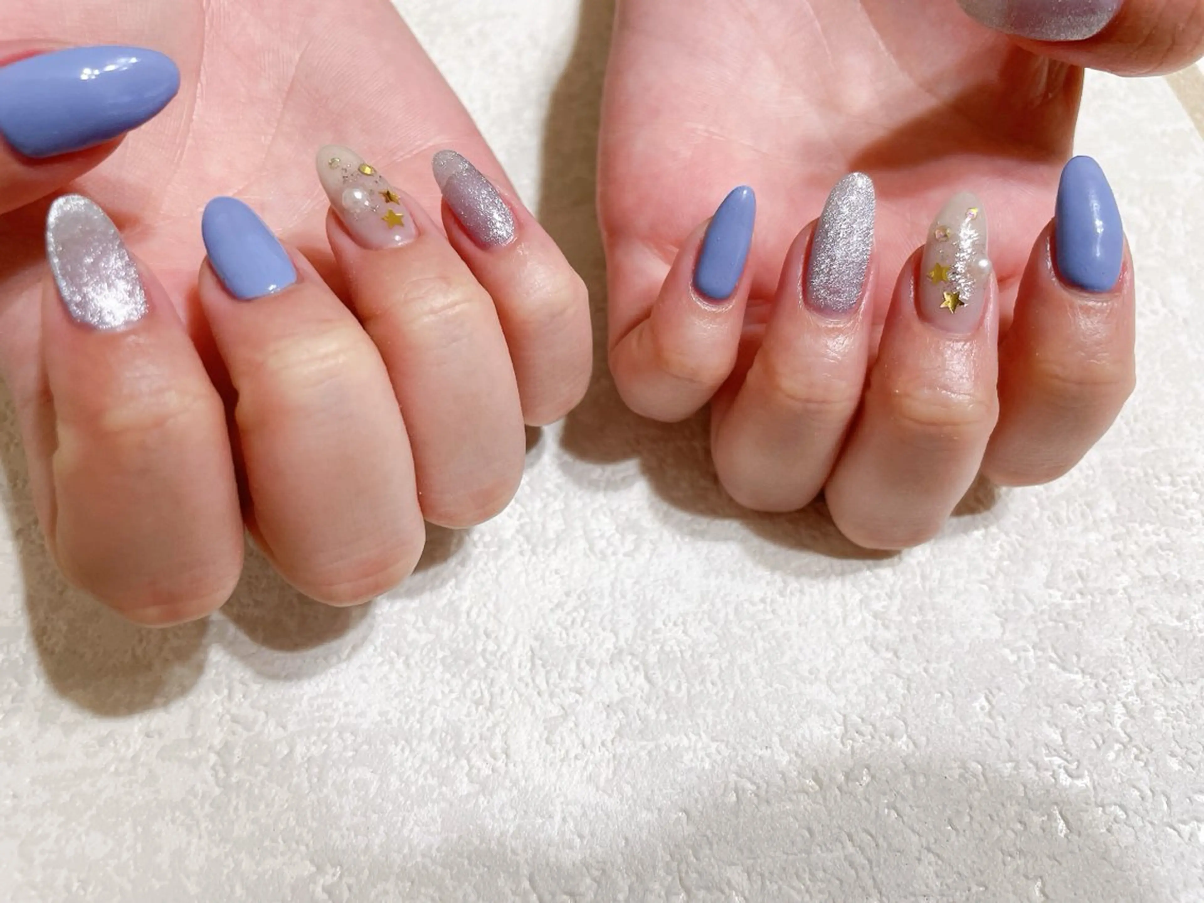 ネイル ジェルネイル 韓国ネイル パラジェル 冬ネイル ハンドネイル kikinail 溝の口のネイルデザイン