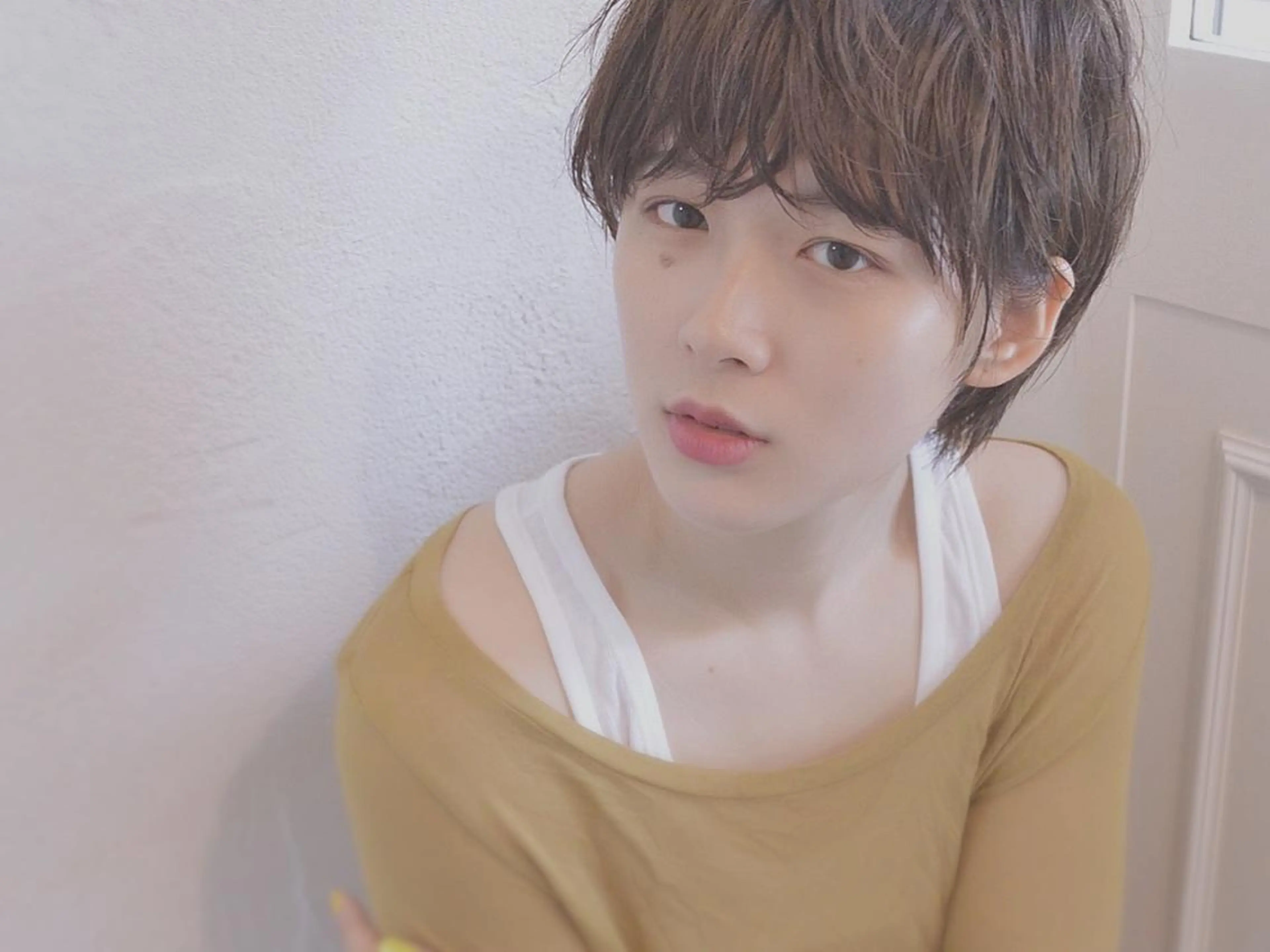 ショート カラー パーマ 小顔ショート✁ ⁂Yukari⁂のヘアスタイル