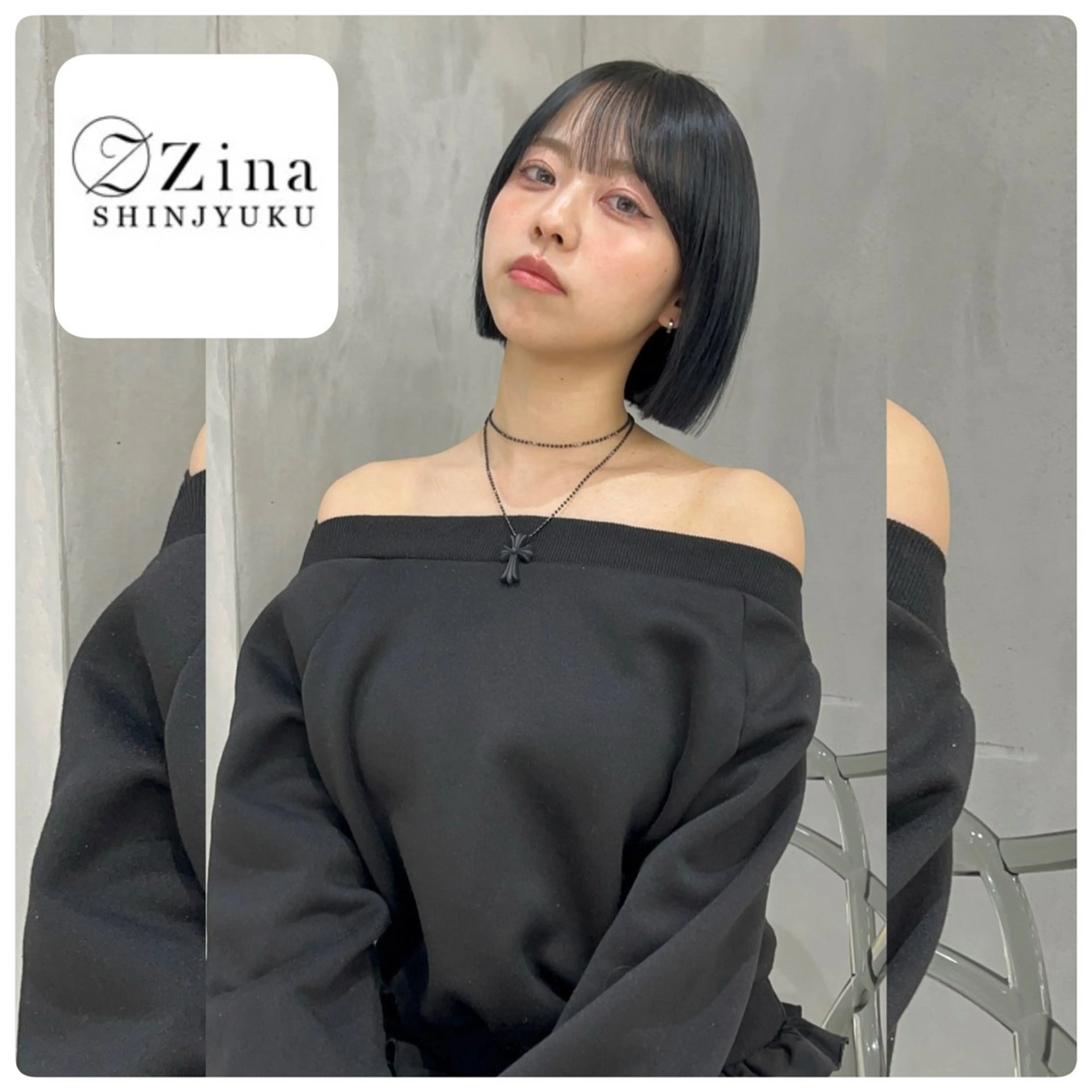 ショート 新宿📍韓国ヘア 🇰🇷透明感カラーのヘアスタイル