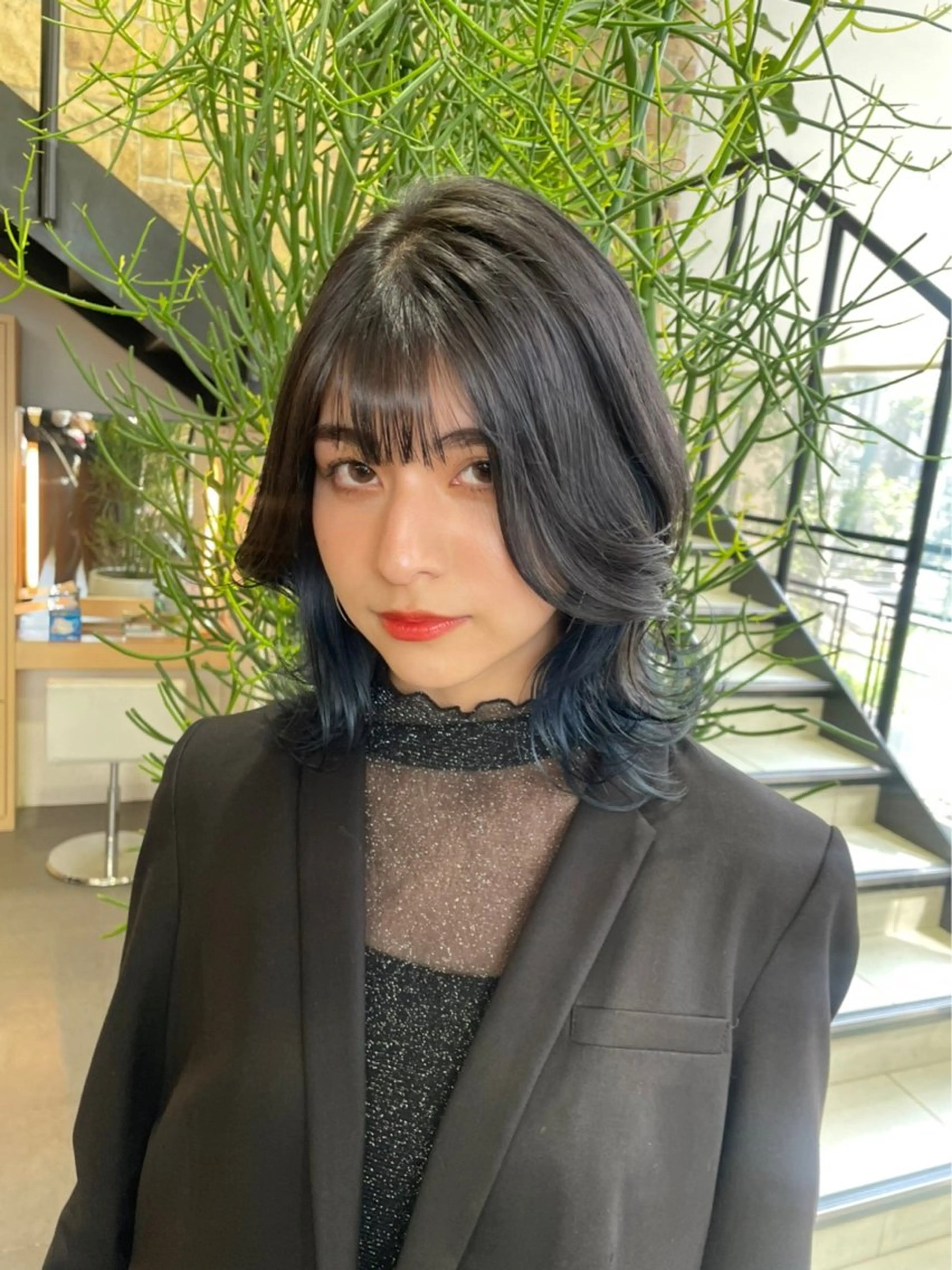 カラー メンズパーマ/ メッシュ📍ﾕﾘのヘアスタイル