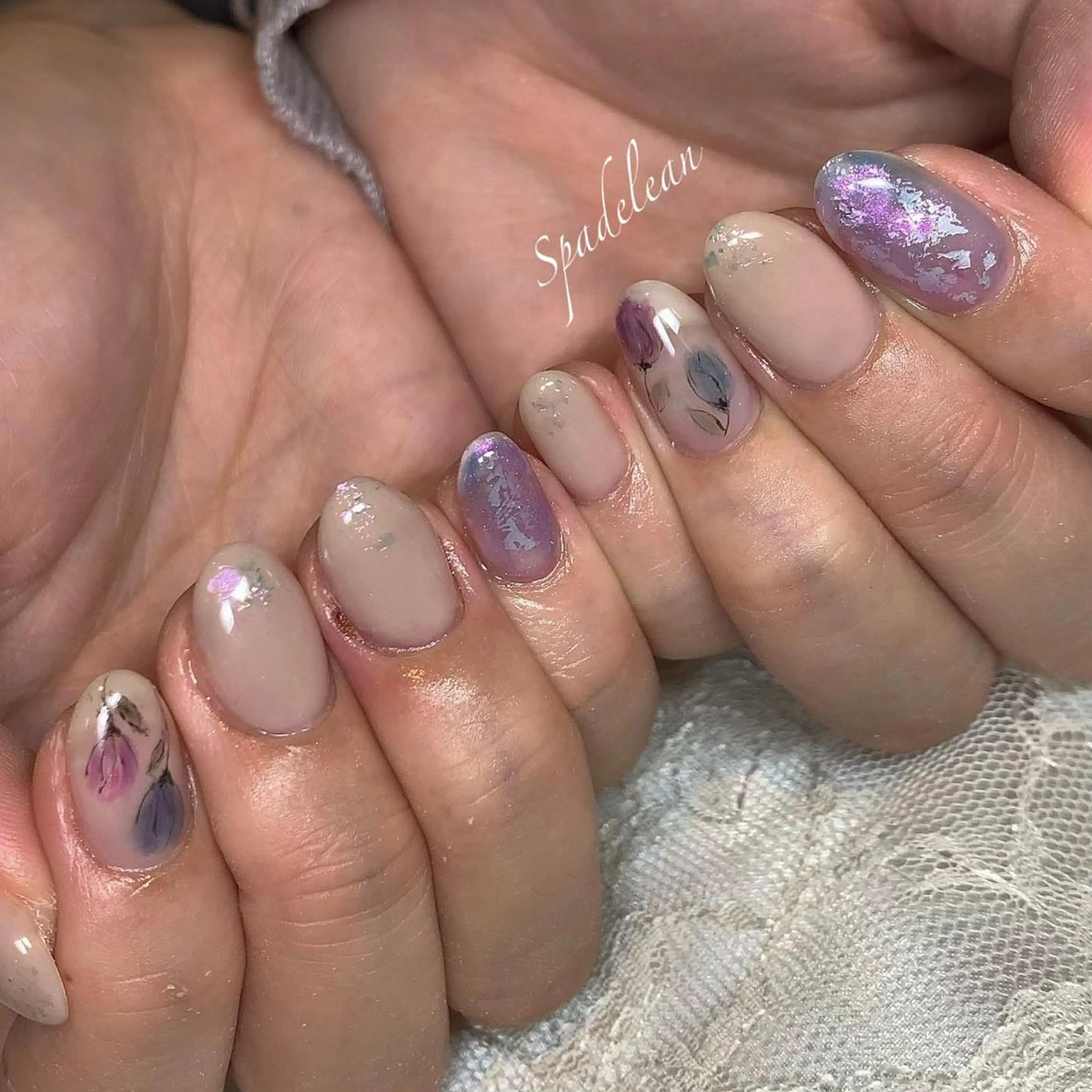 ネイル ラメ(グリッター) K. Misakiのネイルデザイン