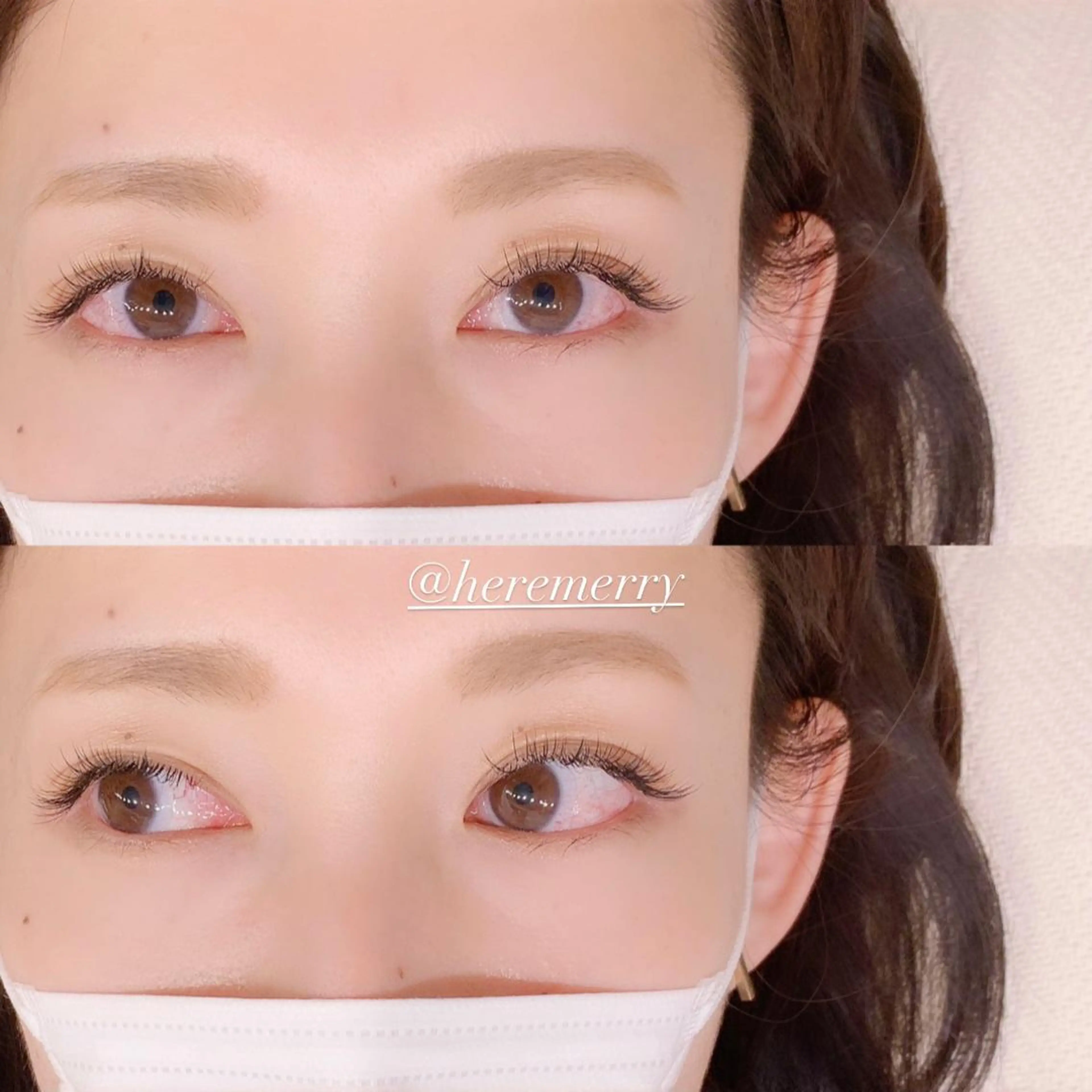 マツエク・マツパ HereMERRY（ヒアメリー）所属・HereMERRY ホリノウチリエのマツエク・マツパデザイン