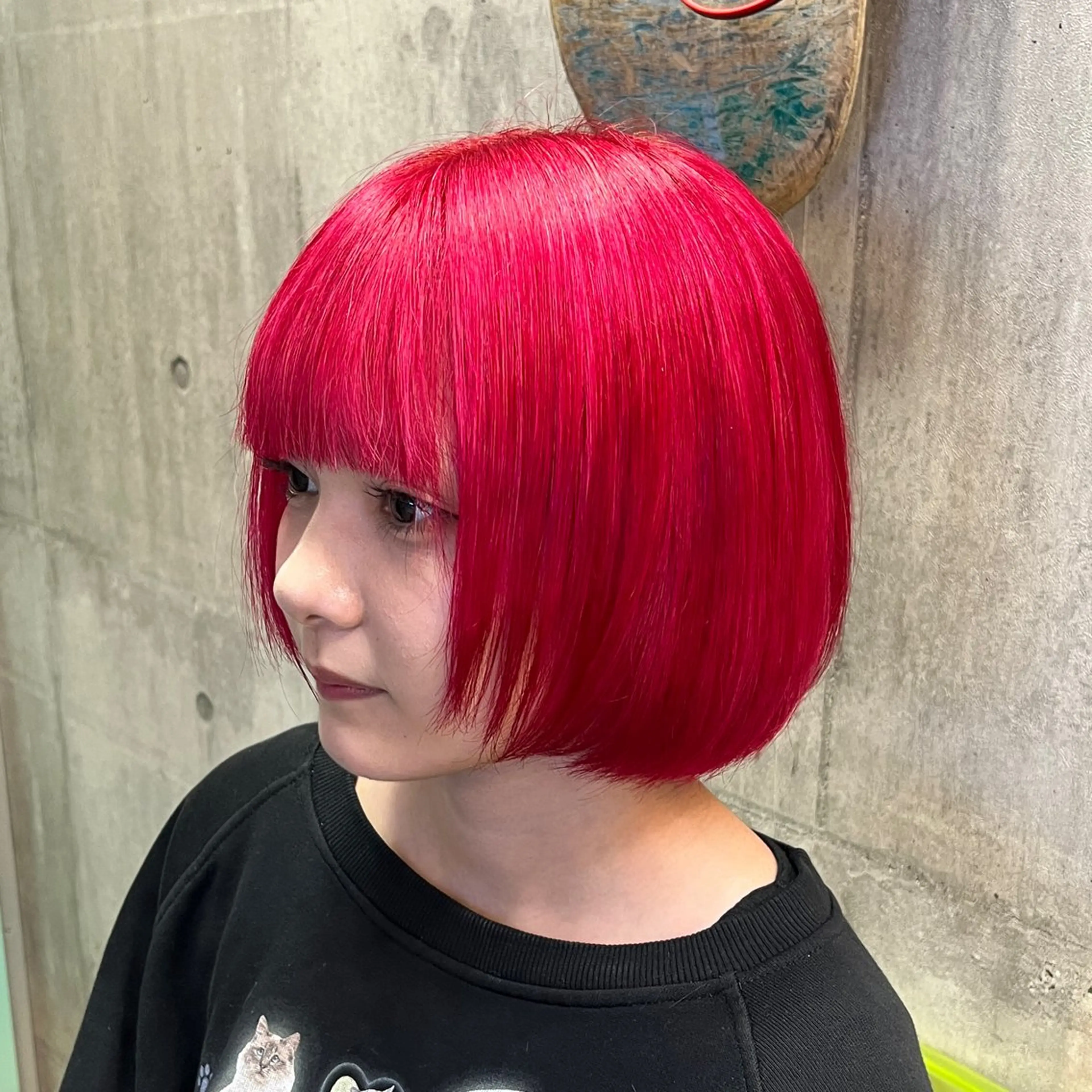 ショート カラー ヘアカラー トリートメント ヘアセット ✨ブリーチ支持No1 複雑履歴修正/舘岡のヘアスタイル