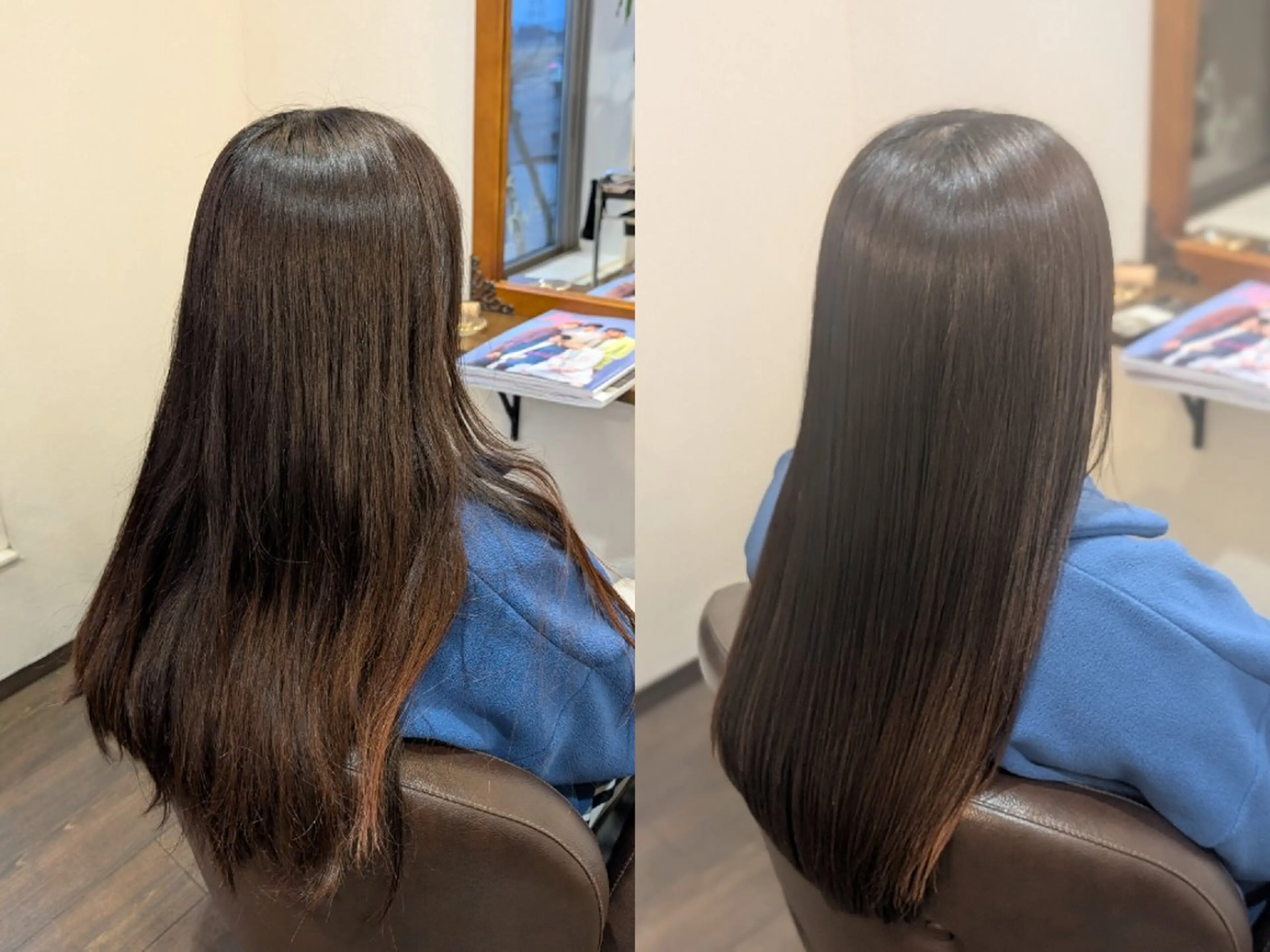 ロング 縮毛矯正 寺田百花/髪質改善/ カットモデル募集のヘアスタイル