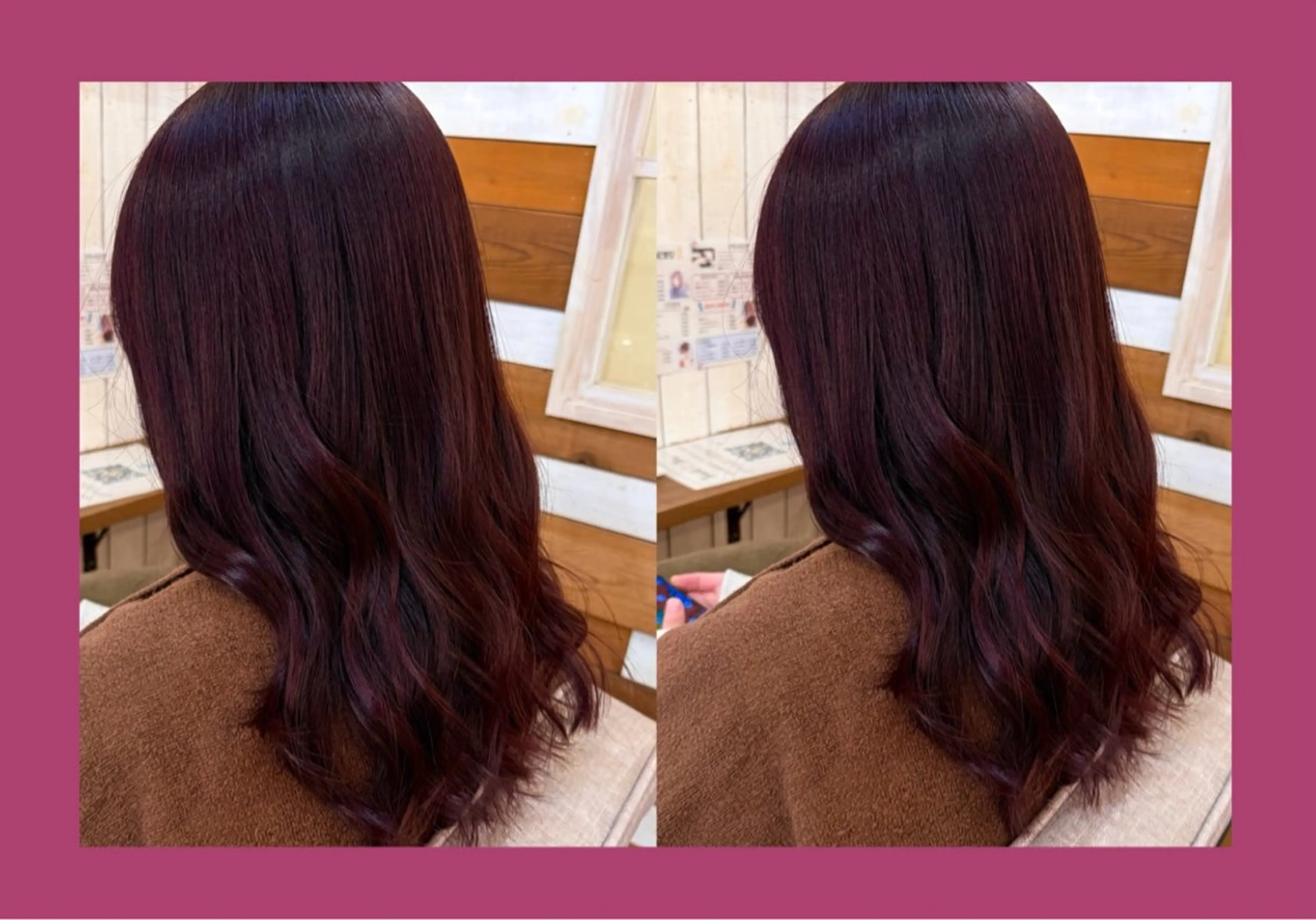 セミロング カラー ブリーチ ブリーチなしカラー ピンクカラー 髪質改善 カット ヘアカラー トリートメント 髪質改善/ハイトーン /茅ヶ崎/YUKAのヘアスタイル