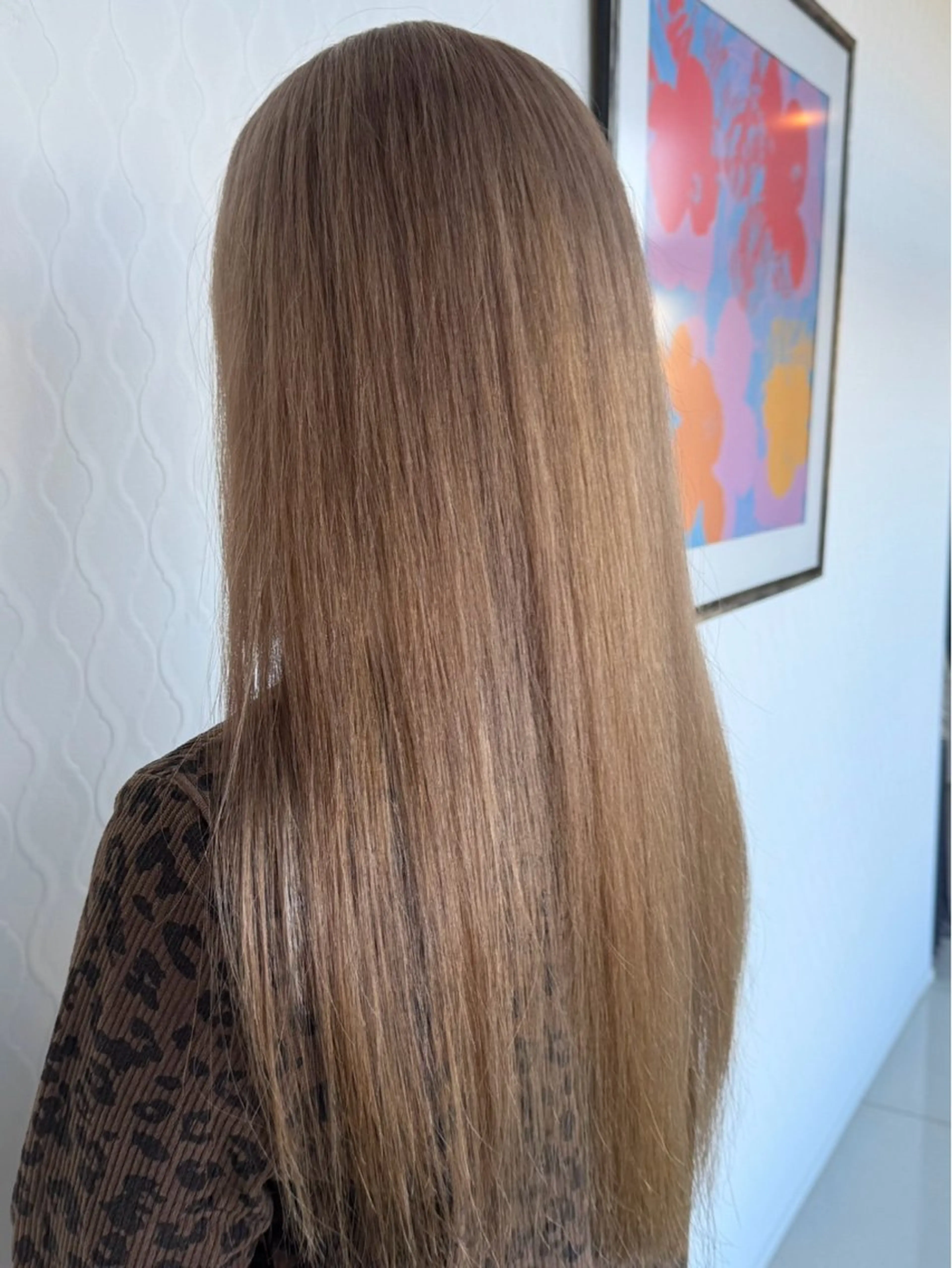 ロング ヘアカラー トリートメント 望月 佑茉のヘアスタイル