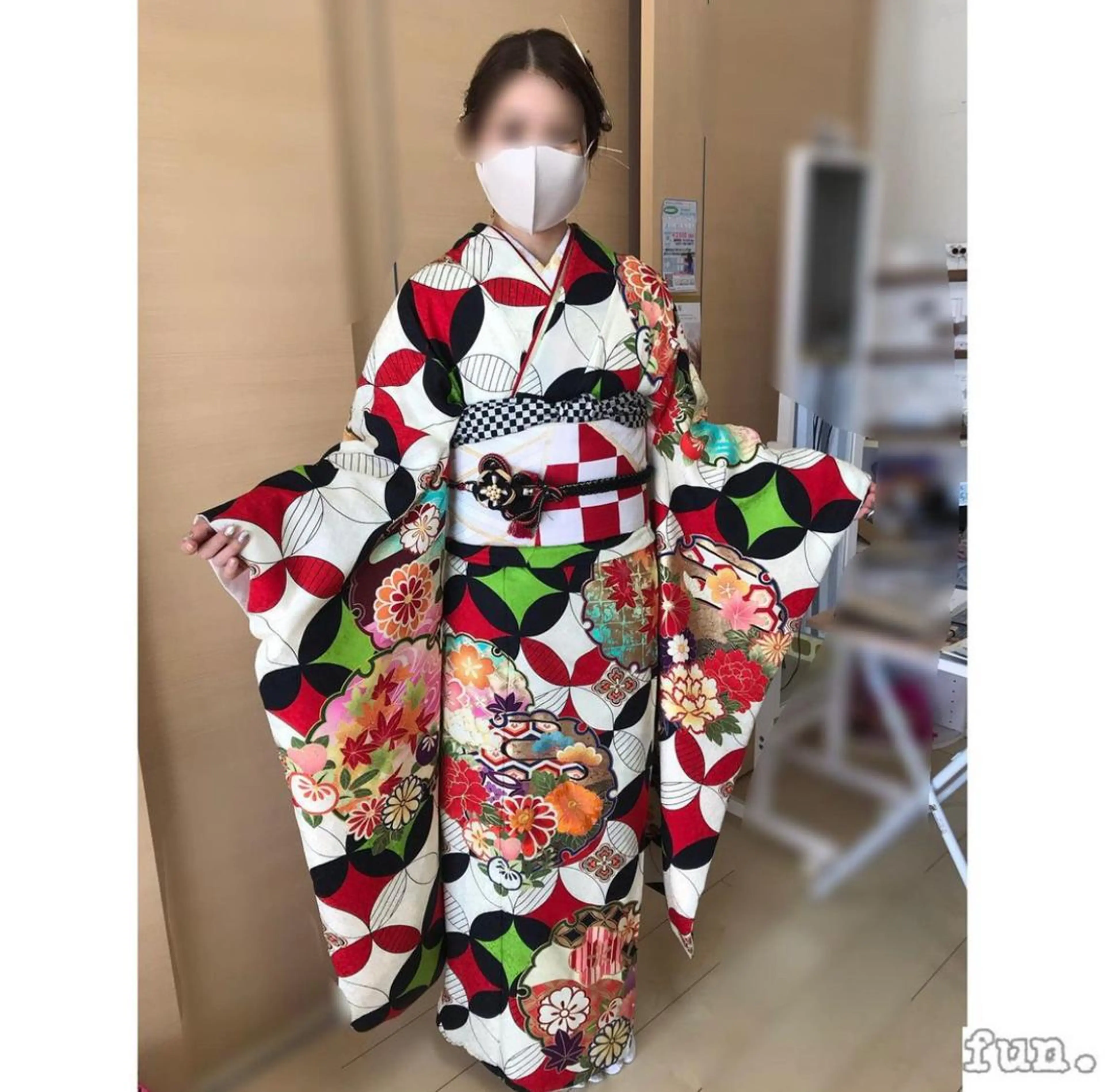 セミロング ヘアアレンジ fun./ヘアセット /エクステ/着付のヘアスタイル