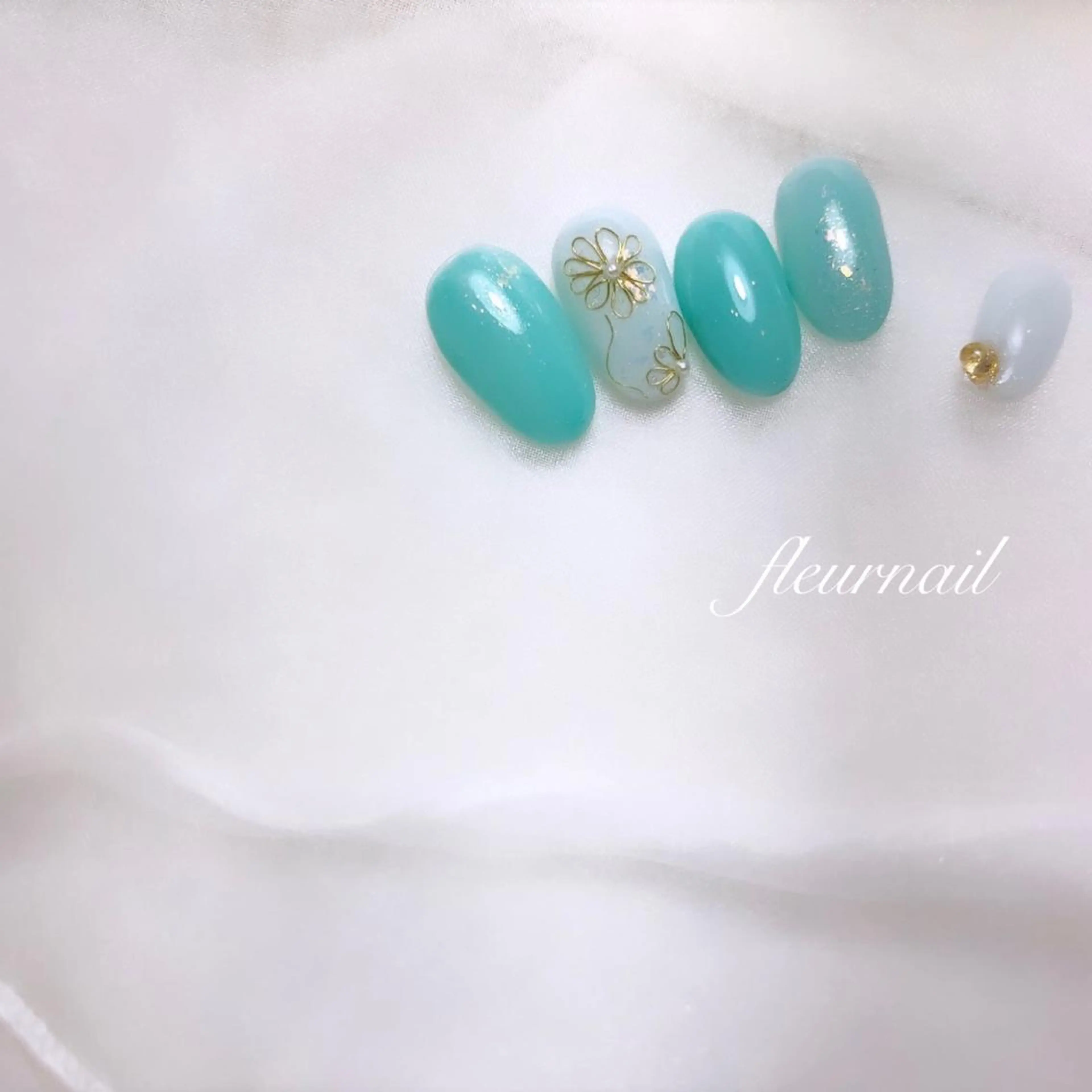ネイル 【パラジェル登録サロン】nail pollen所属・fleurnail miuraのネイルデザイン