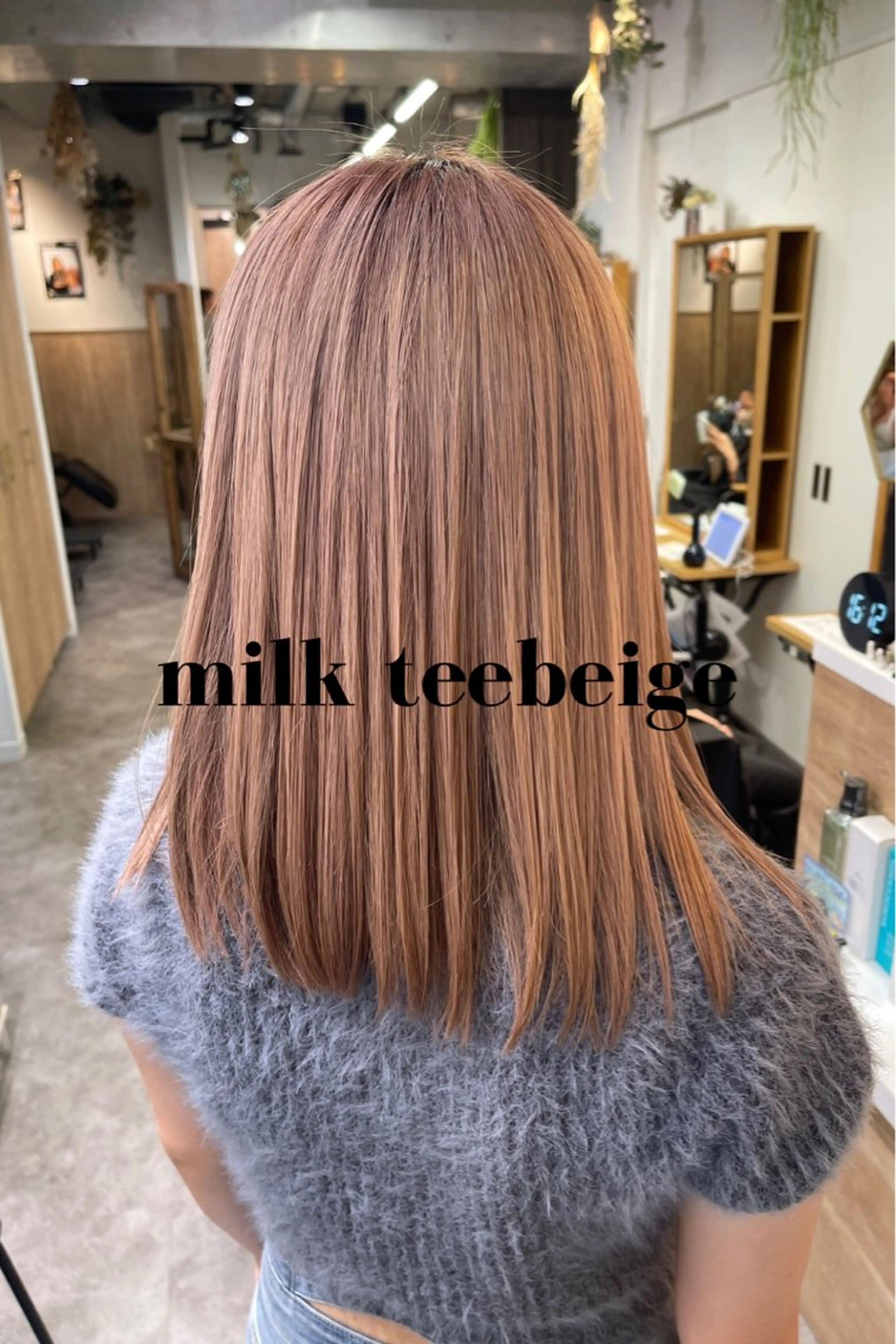 セミロング カラー charm《銀座》 ヘアセット/縮毛矯正のヘアスタイル