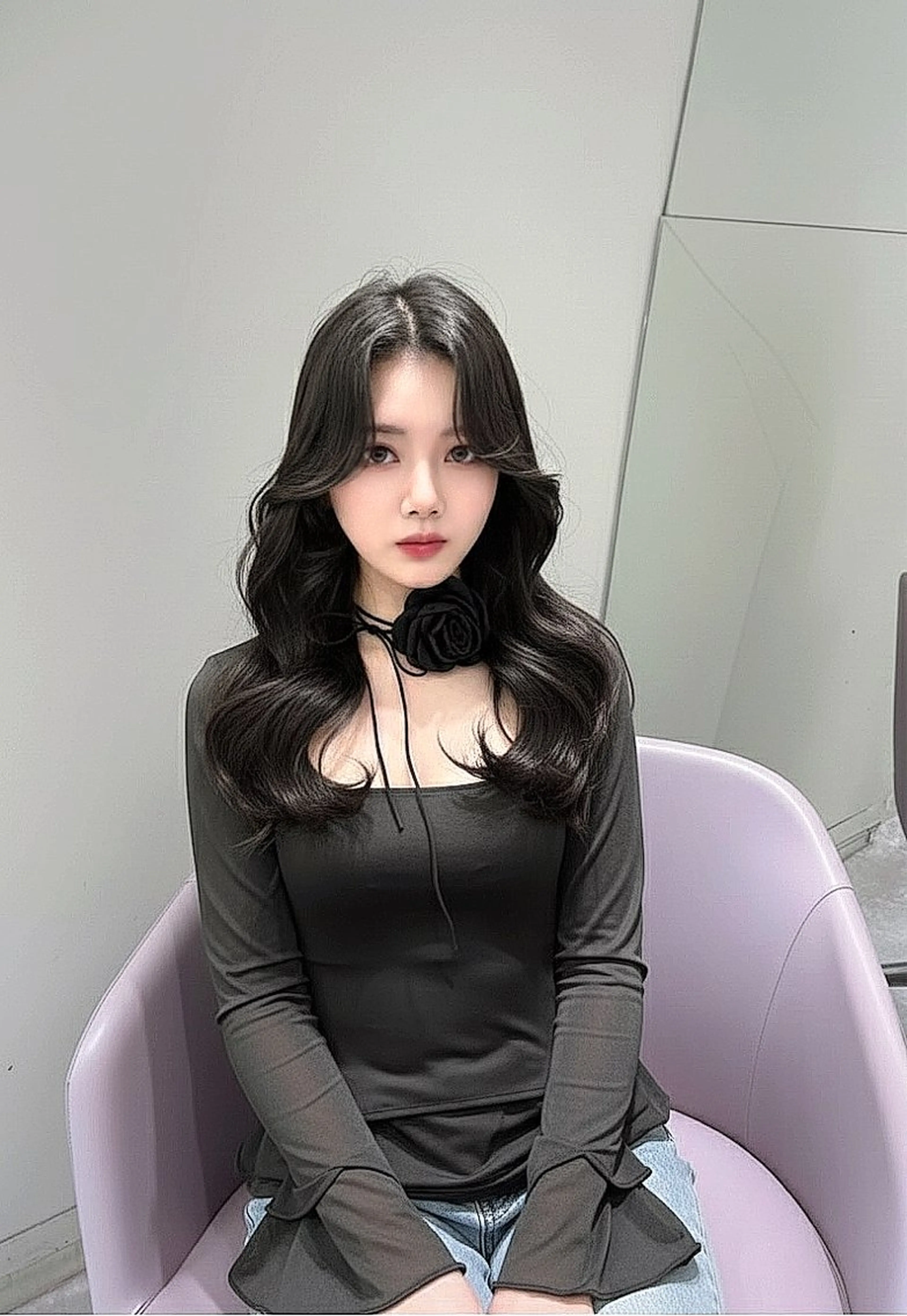 ロング カラー カット ヘアカラー トリートメント 韓国ヘア/髪質改善 TAKAHIROのヘアスタイル