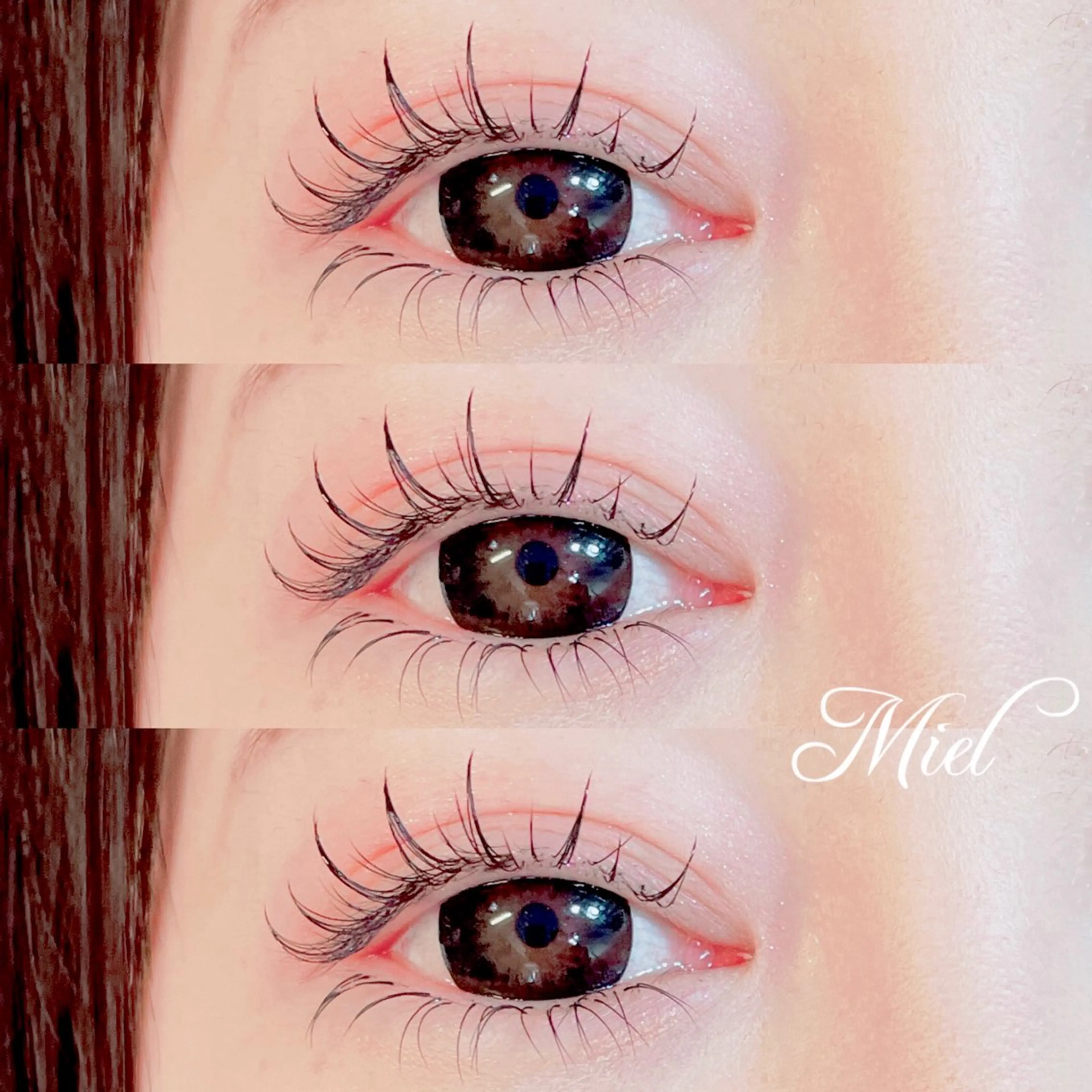 マツエク・マツパ カラーマツエク フラットラッシュ 下まつげエクステ ボリュームラッシュ ワンホンマツエク Mori ✨Mystical✨のマツエク・マツパデザイン