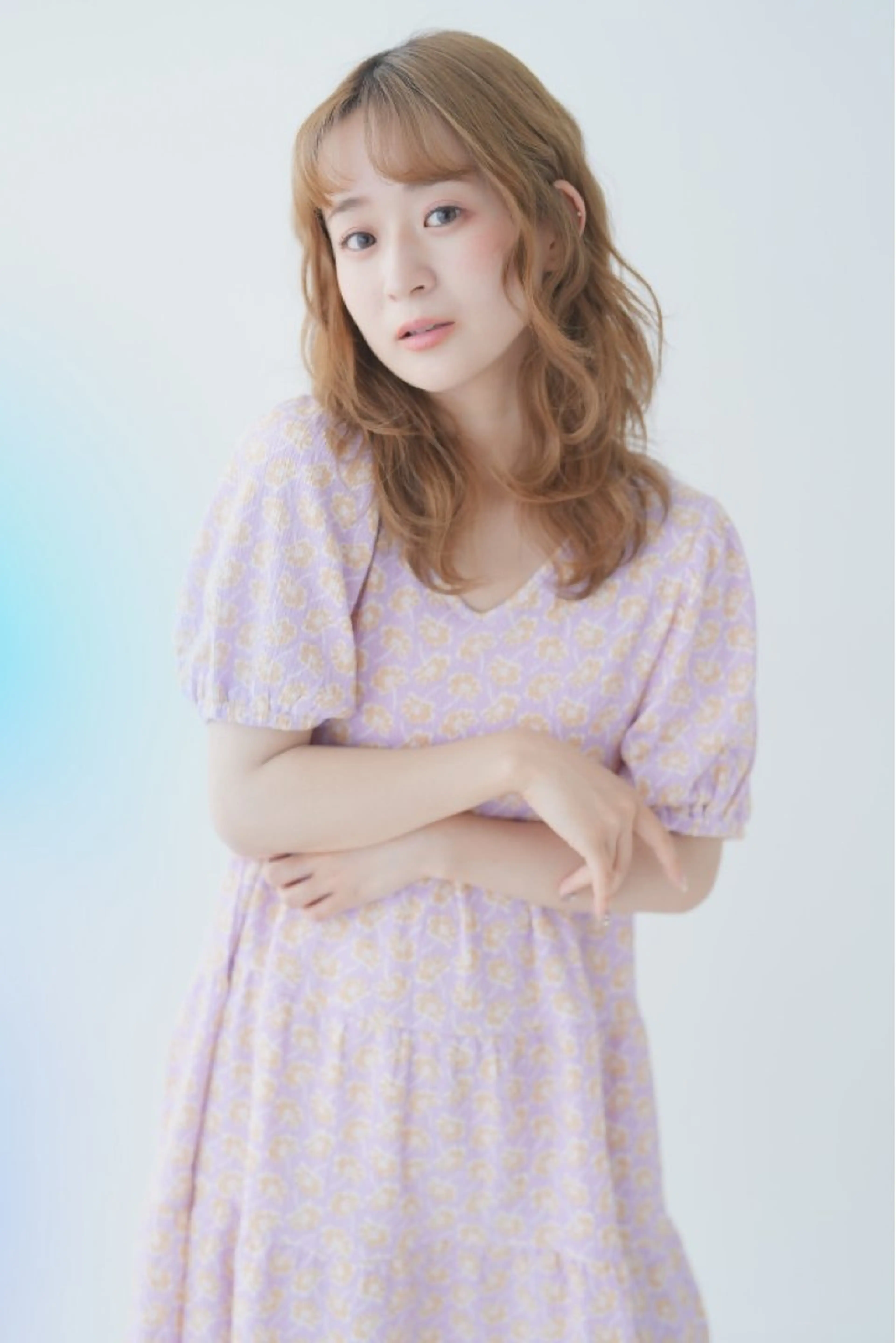 全体ブリーチ+イルミナカラーの写真