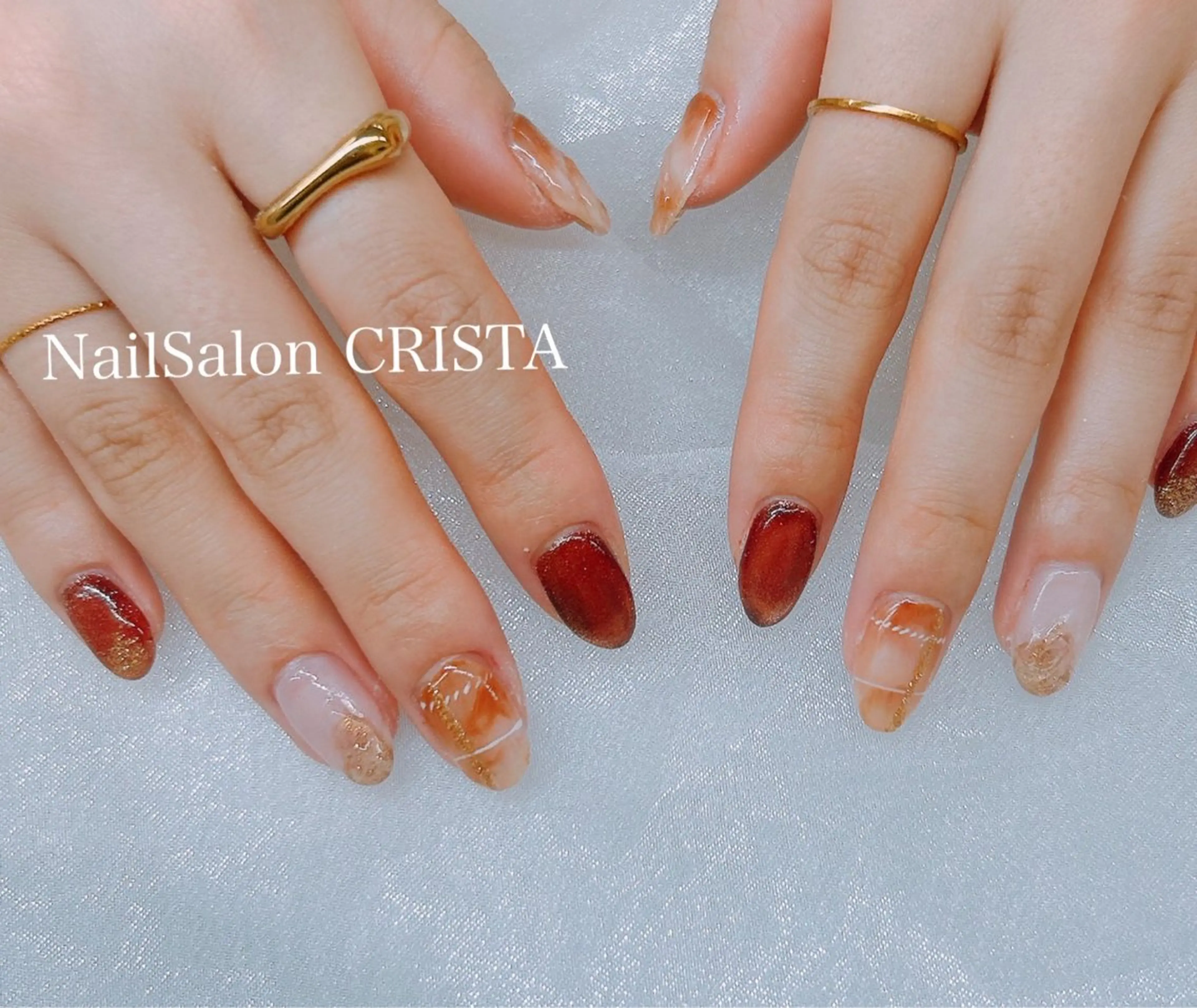ネイル ジェルネイル ニュアンスネイル パラジェル ハンドネイル CRISTA所属・CRISTA MOMOのネイルデザイン