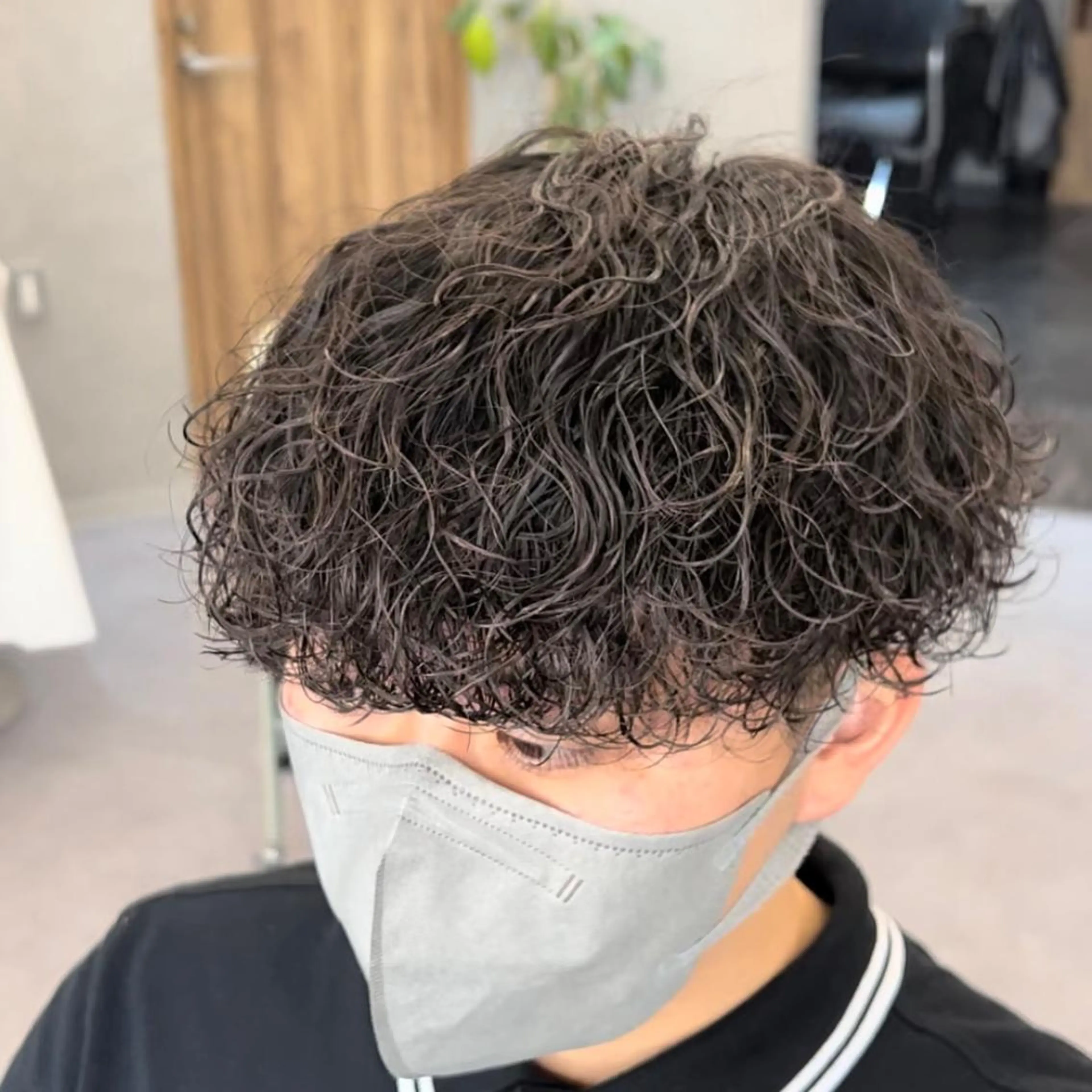 パーマ メンズ 浜野 泰斗のヘアスタイル