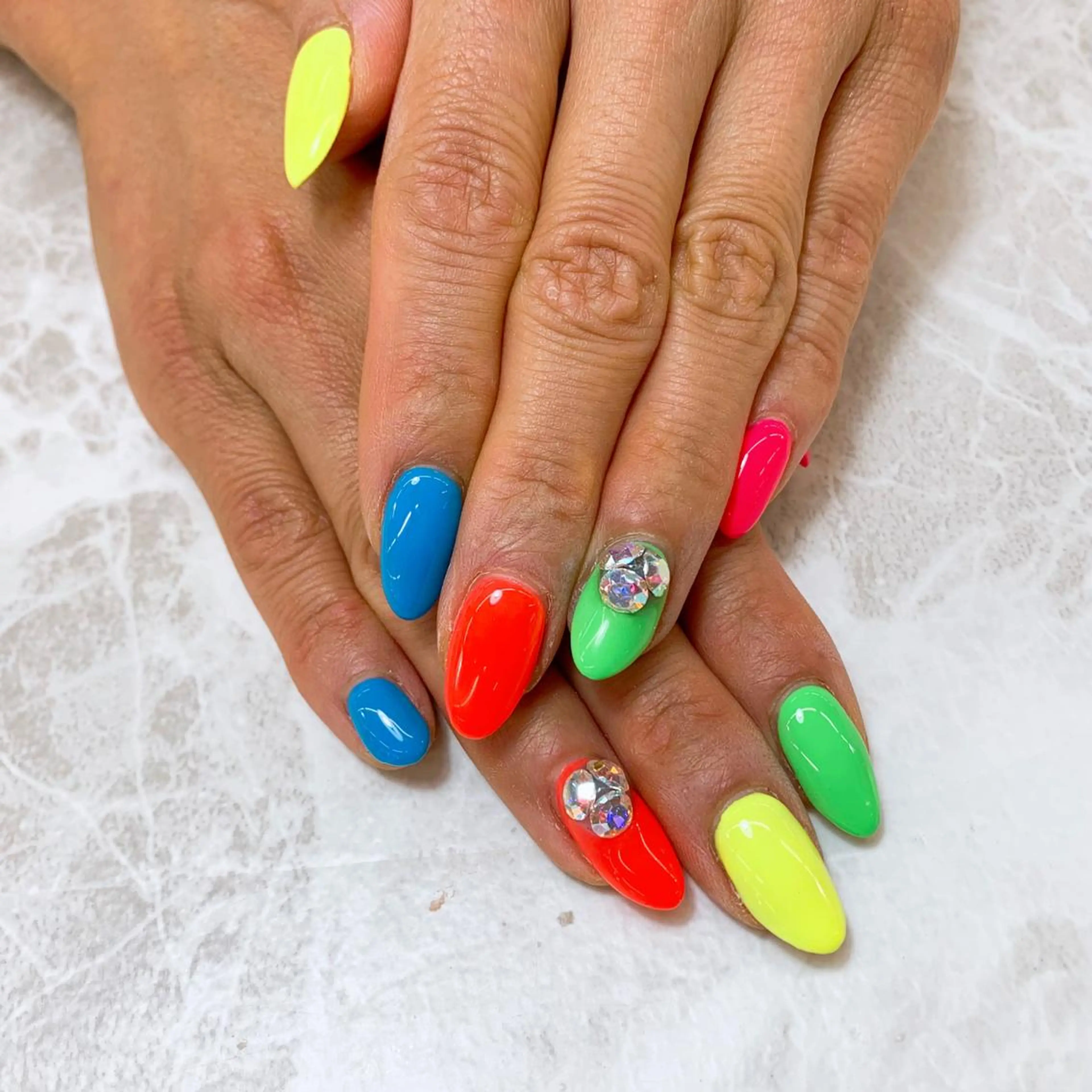 ネイル ⭐︎休業中の練習⭐︎ JNA認定講師髙橋のネイルデザイン