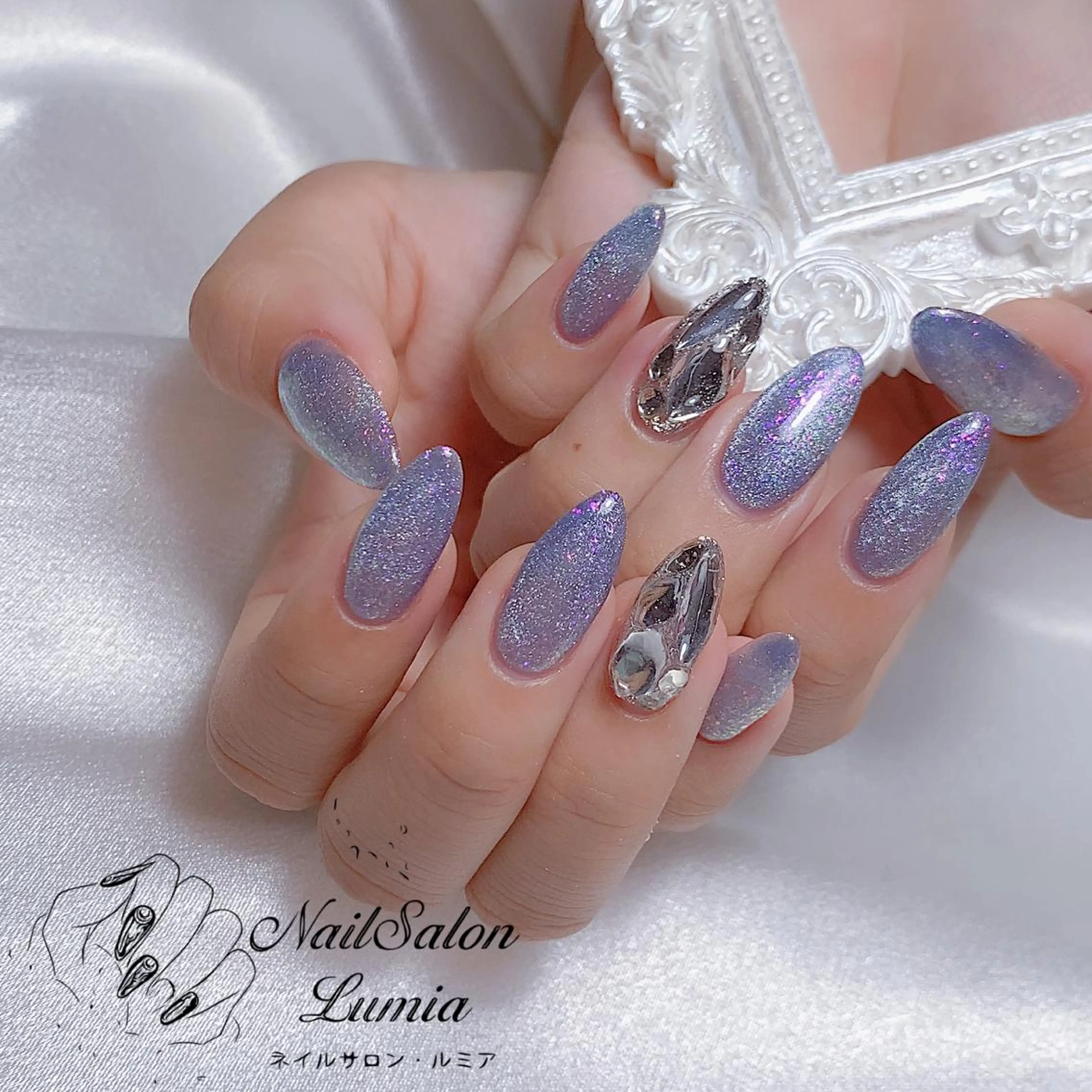 ネイル ハンドネイル ネイルサロン ルミア Lumia 店長のネイルデザイン