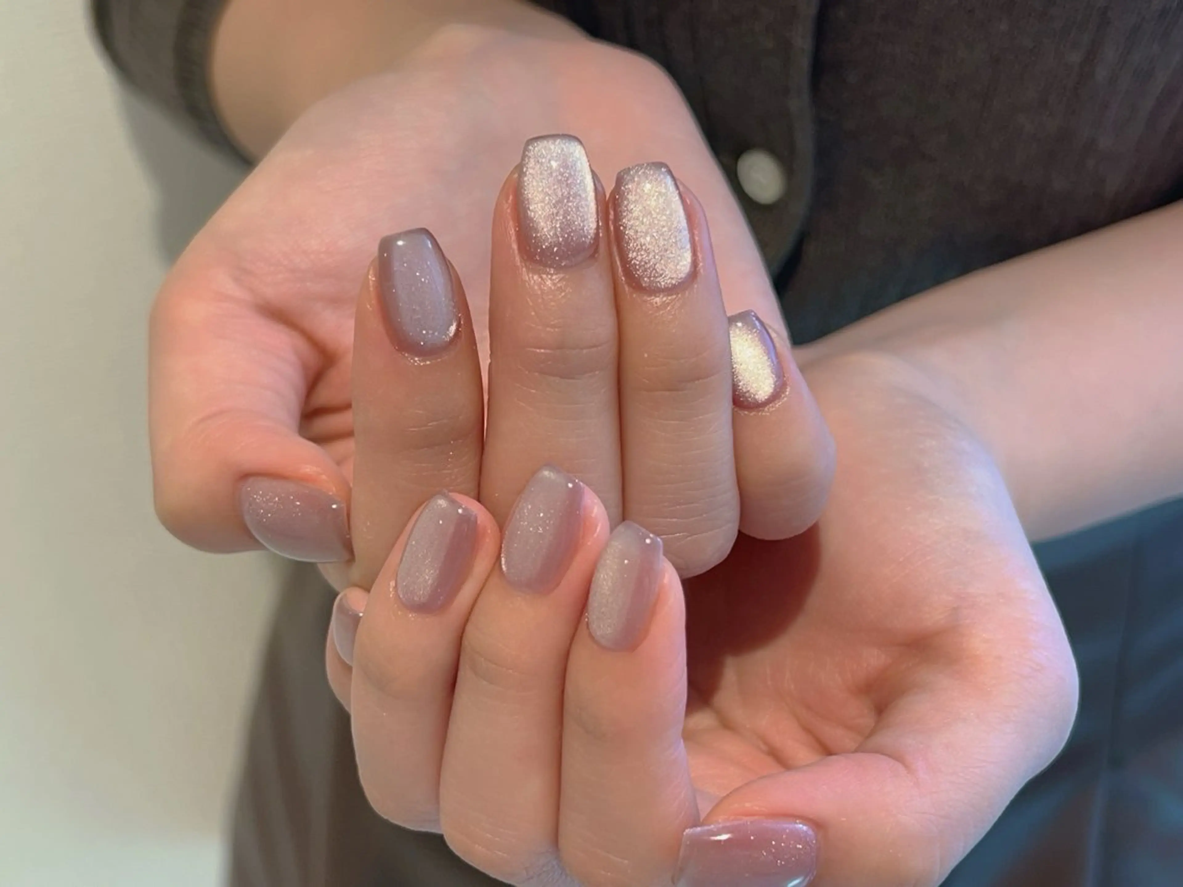 💅話題🩷マグネットネイル🩶200色以上🩵一度やるとハマります(≧∇≦)パラジェルも変更🉑の写真