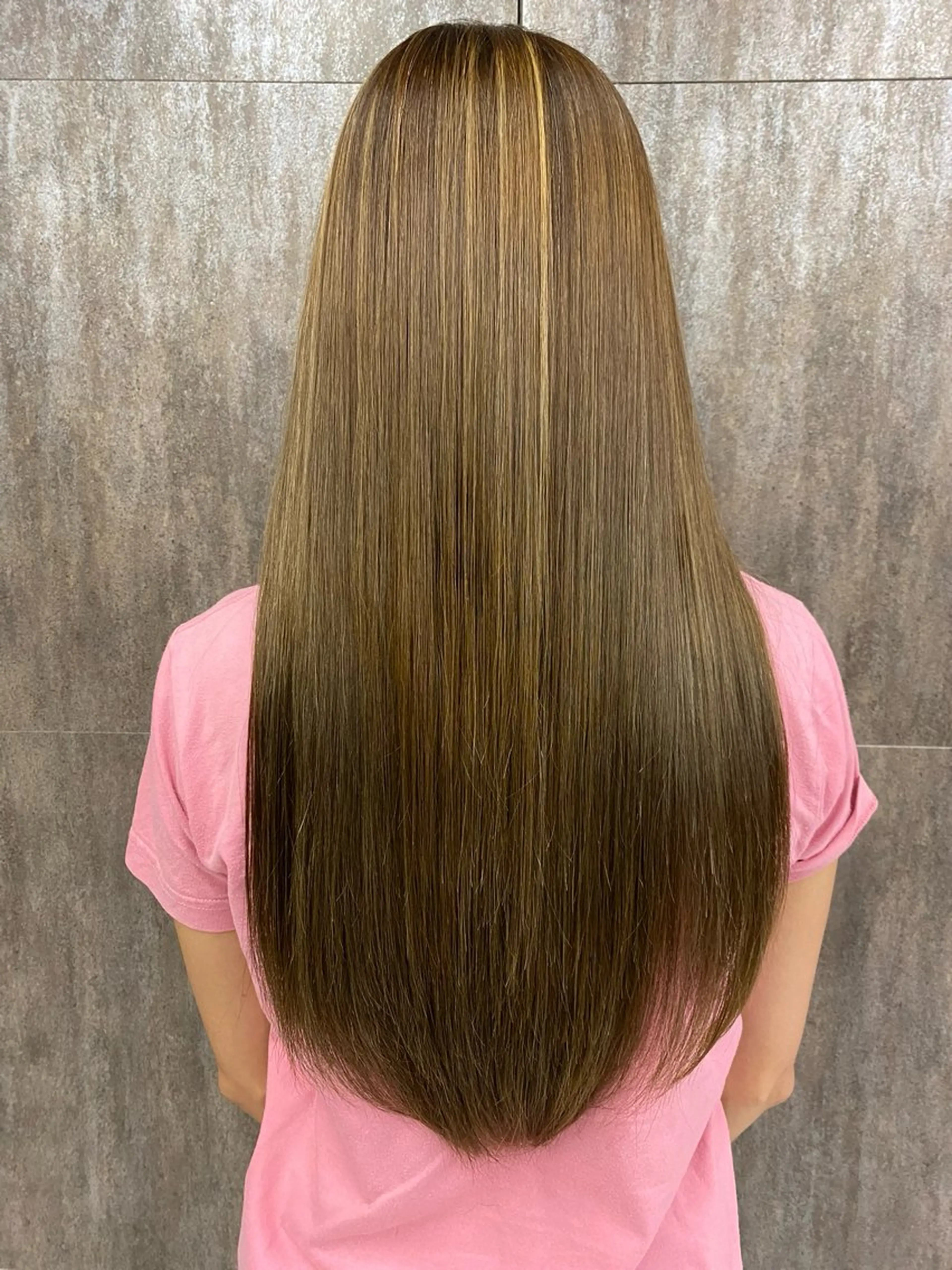 ロング パーマ 縮毛矯正 ストレートパーマ miq 駒込店所属・ANNA ㅤㅤㅤㅤㅤのヘアスタイル