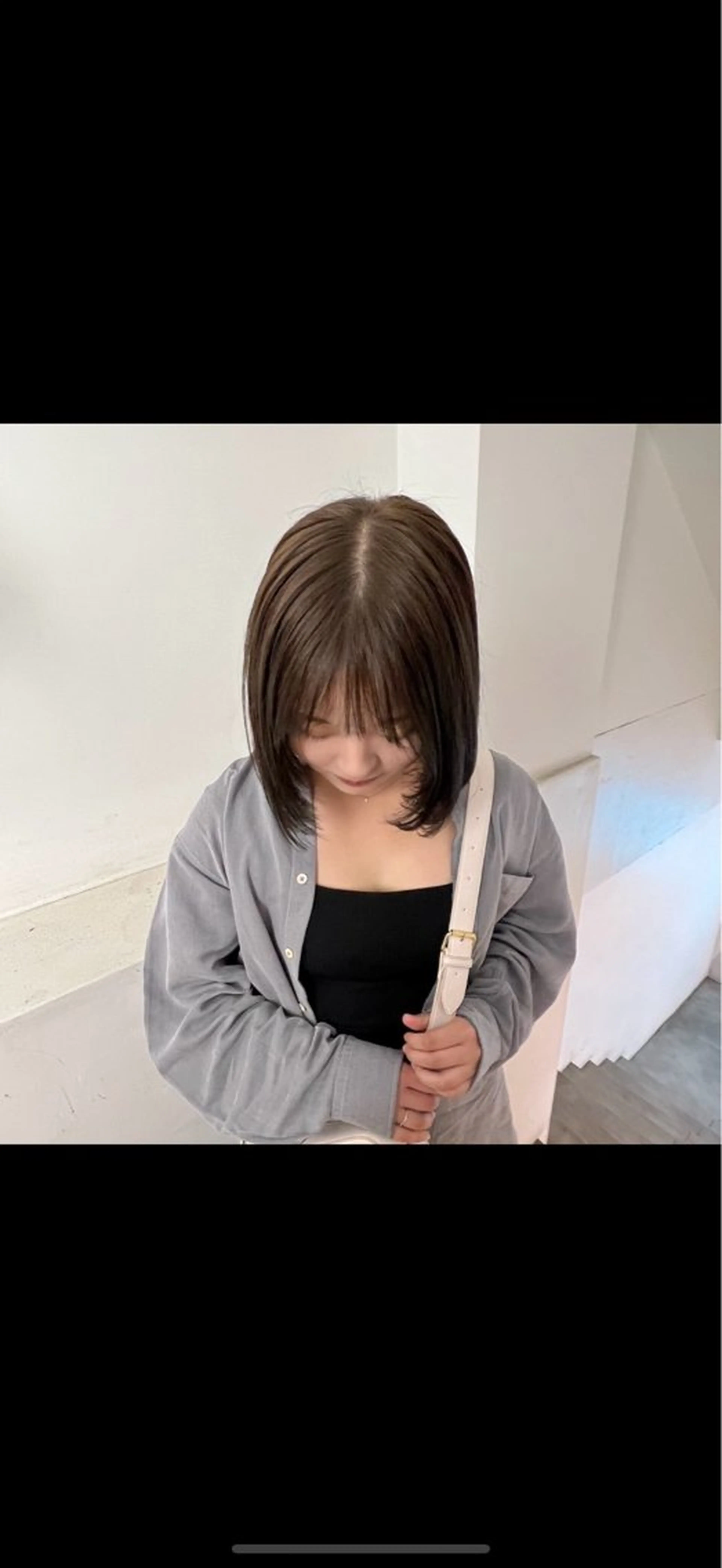 縮毛矯正 スパイキーショート/ センターパート/奈菜のヘアスタイル