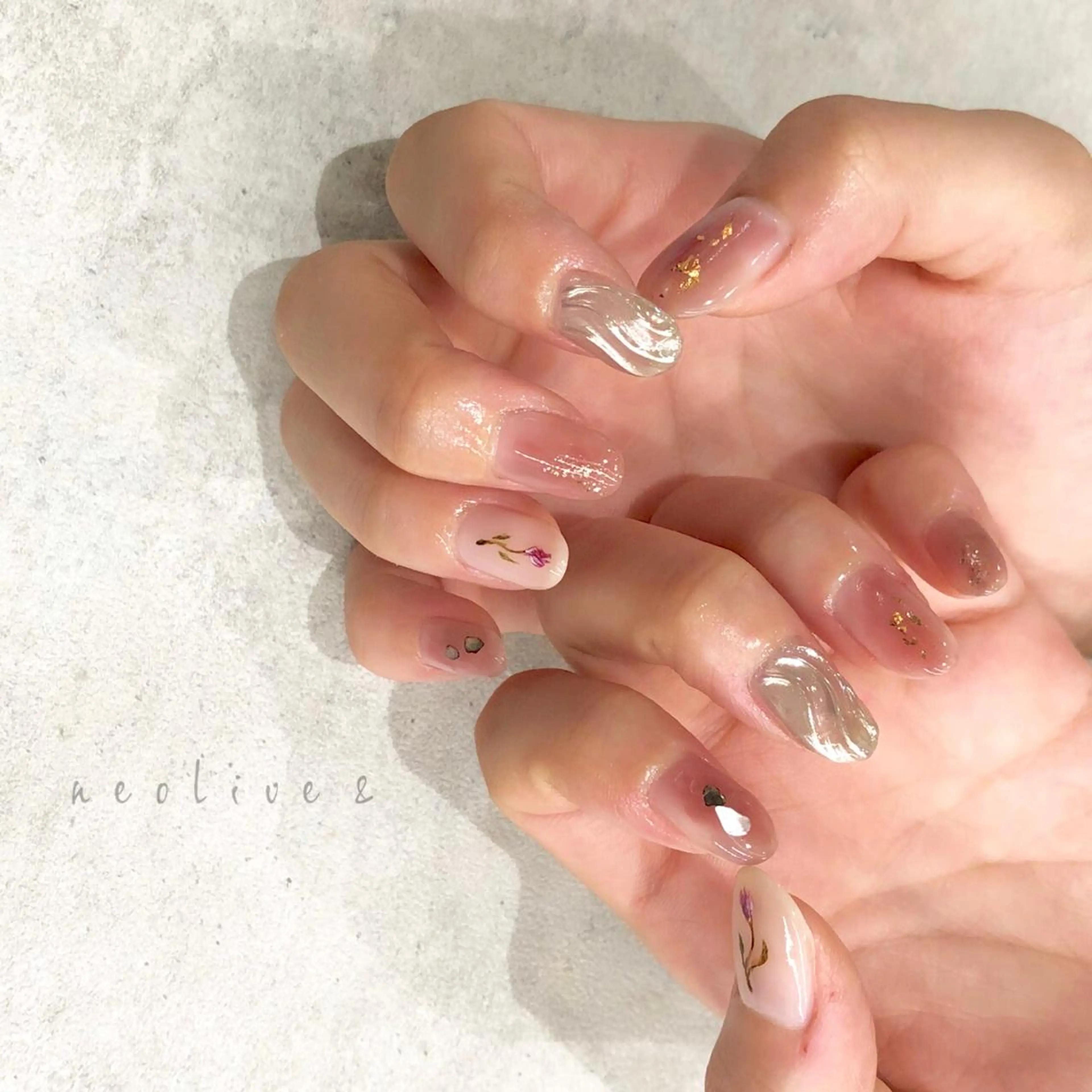 ネイル ハンドネイル Yuriko Omi パラジェル/渋谷のネイルデザイン