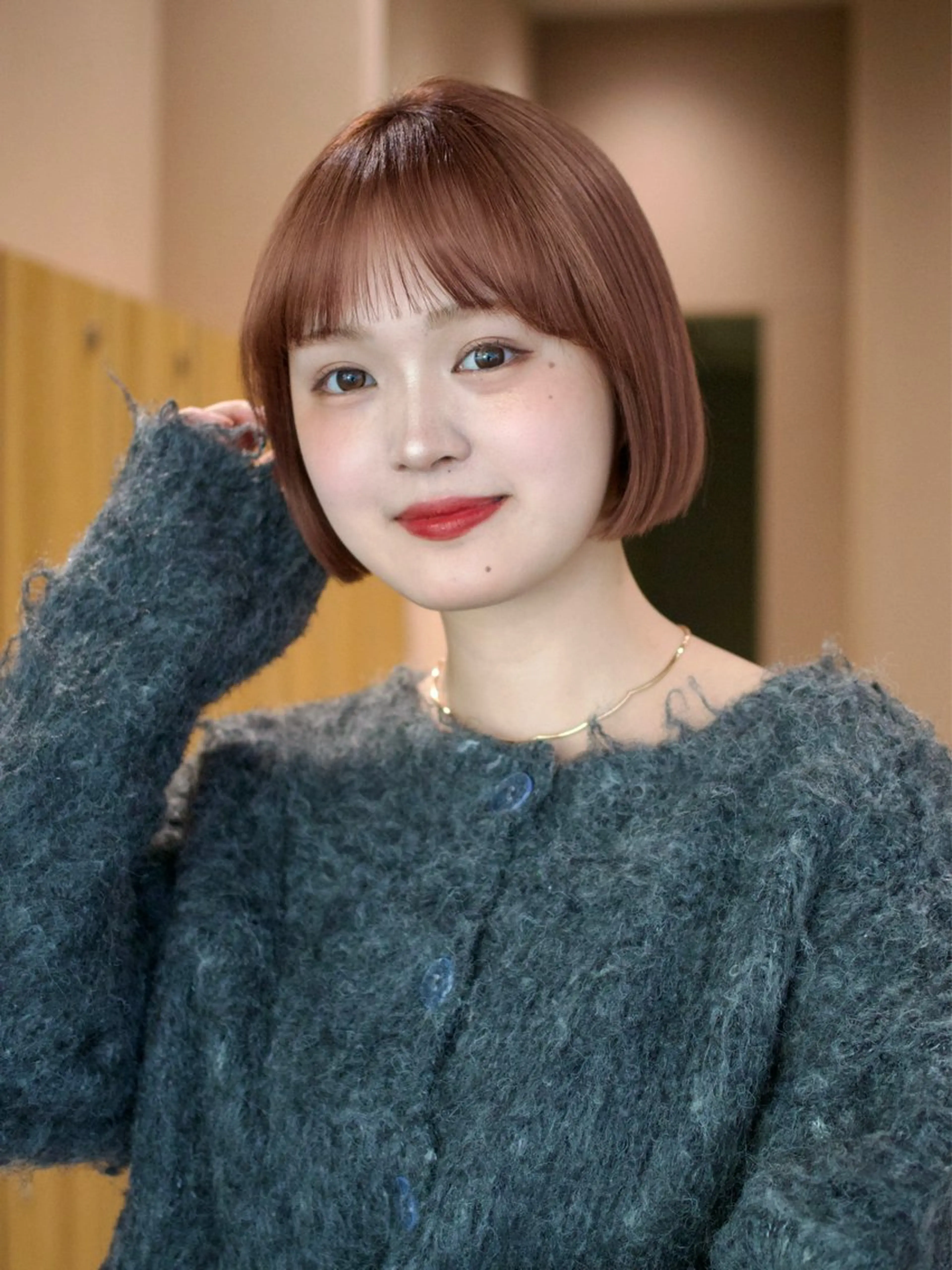 ショート カラー ヘアカラー トリートメント 💖🌷越後 遥🌷💖のヘアスタイル