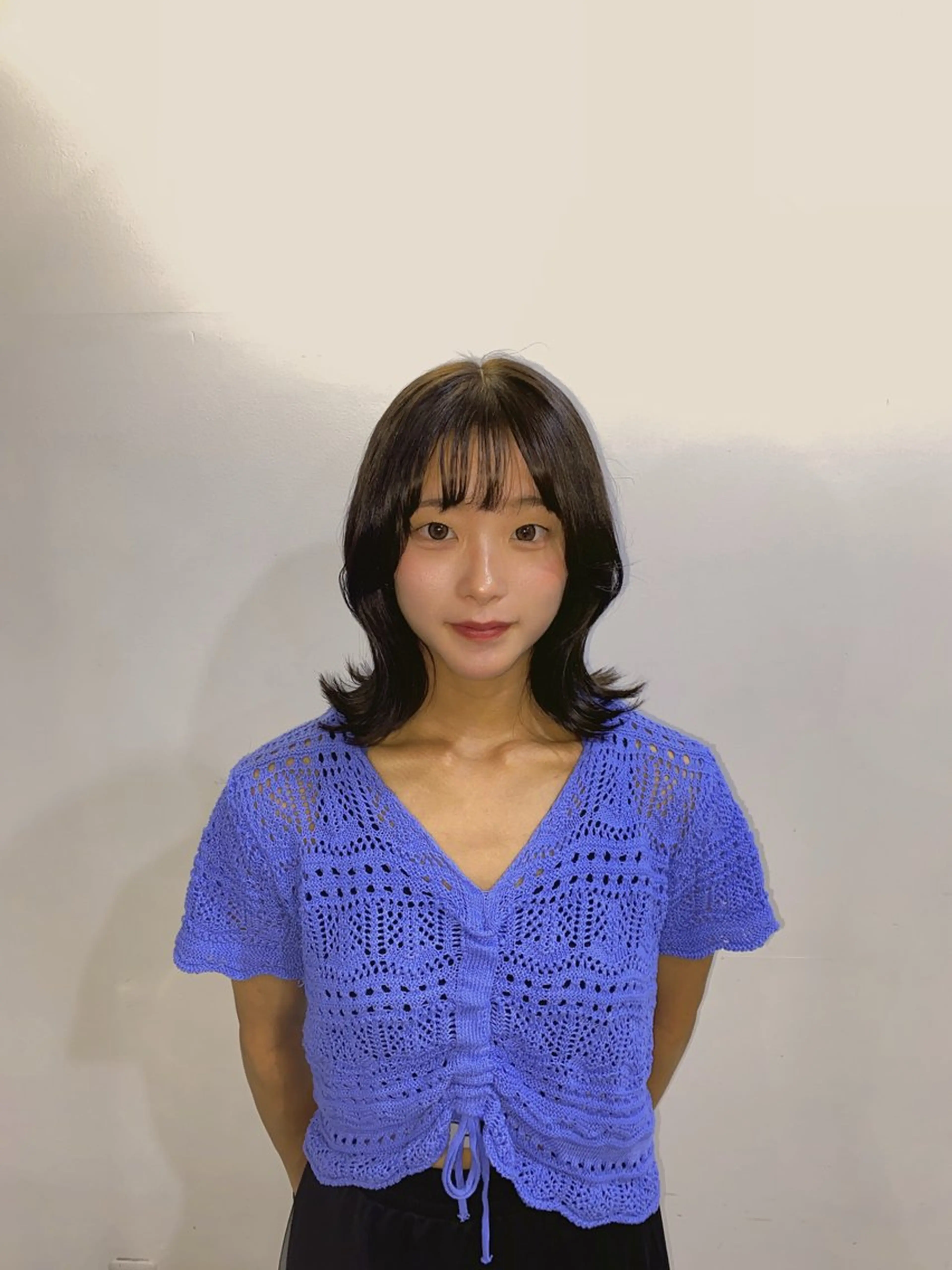 カラー ブラウンカラー 透明感カラー ハナダ メイのヘアスタイル