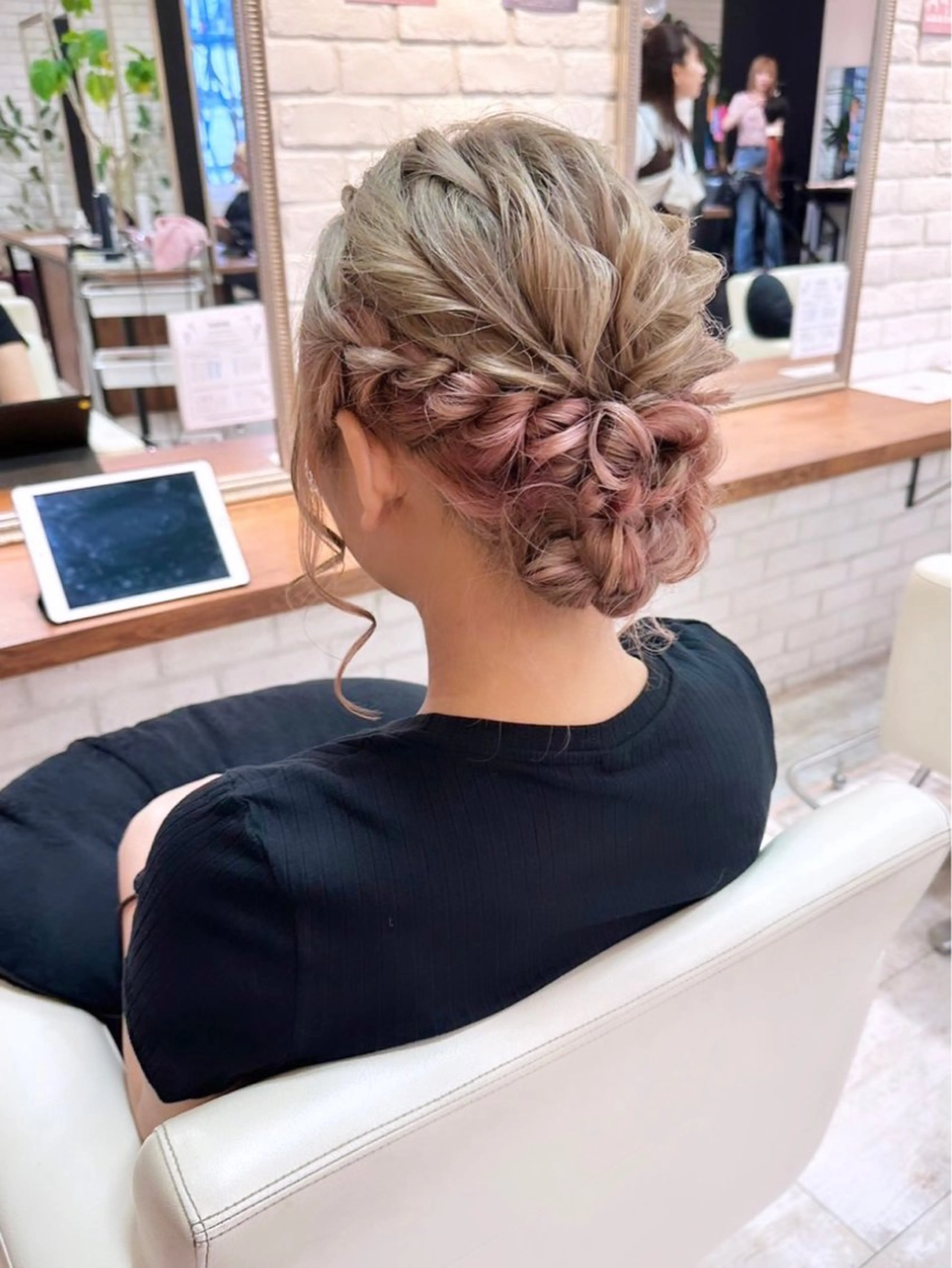 ロング カラー ヘアアレンジ ブリーチなし/ レイヤー🌿runaのヘアスタイル